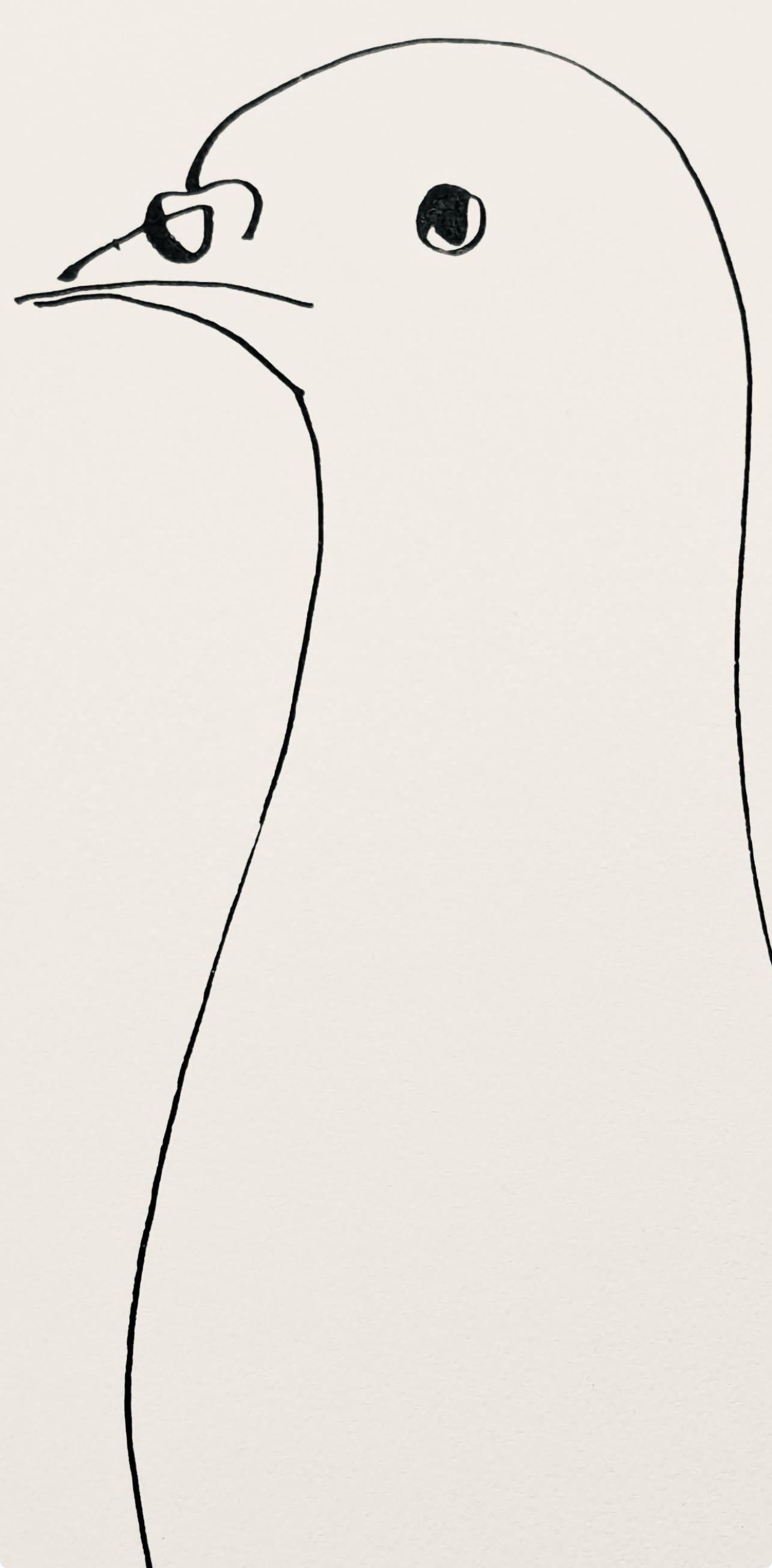 Picasso, Composition (Cramer 84), Picasso en marge du Buffon (after) - Cubist Print by Pablo Picasso