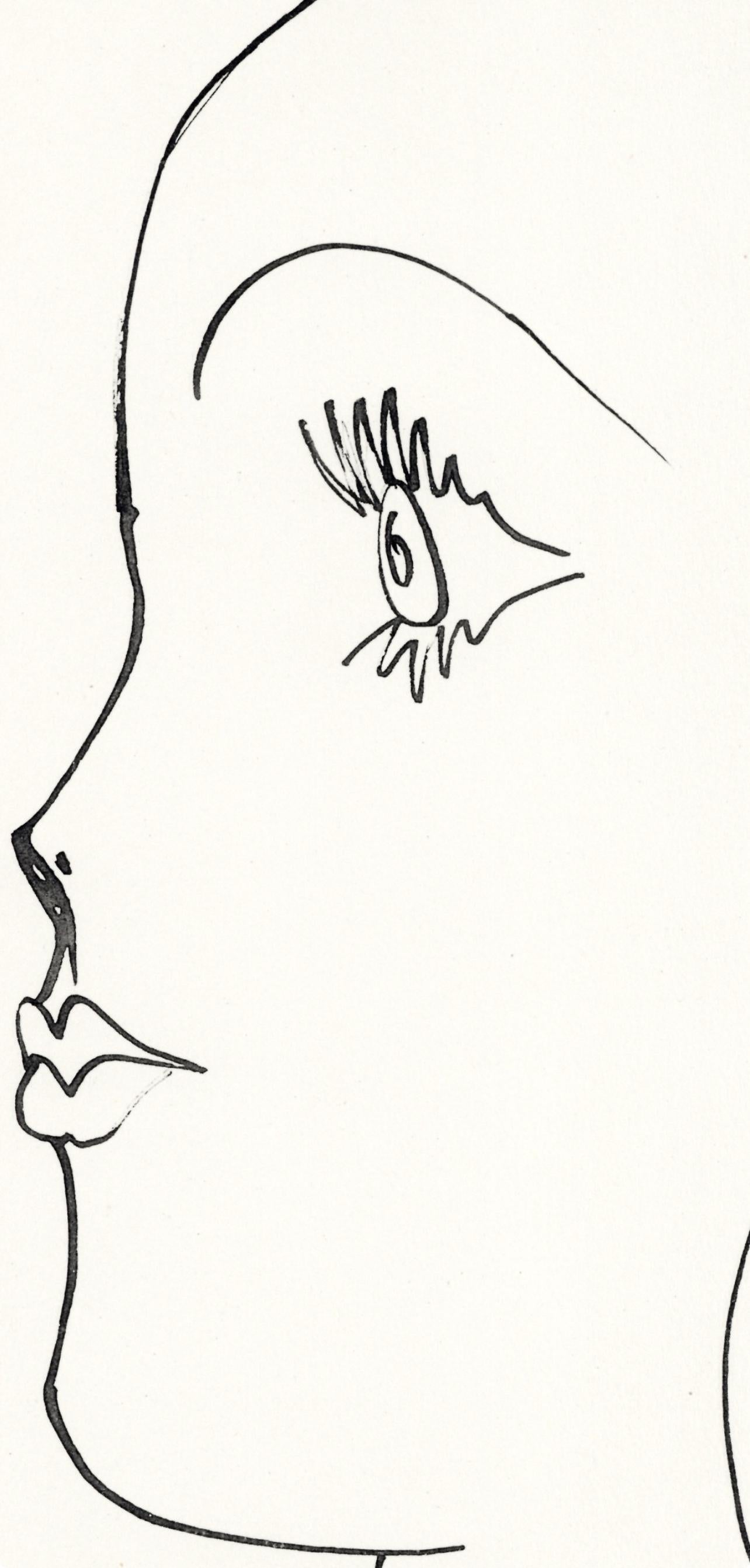 Picasso, Composition (Cramer 84), Picasso en marge du Buffon (after) - White Landscape Print by Pablo Picasso