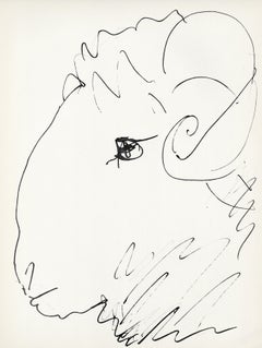 Picasso, Composition (Cramer 84), Picasso en marge du Buffon (after)