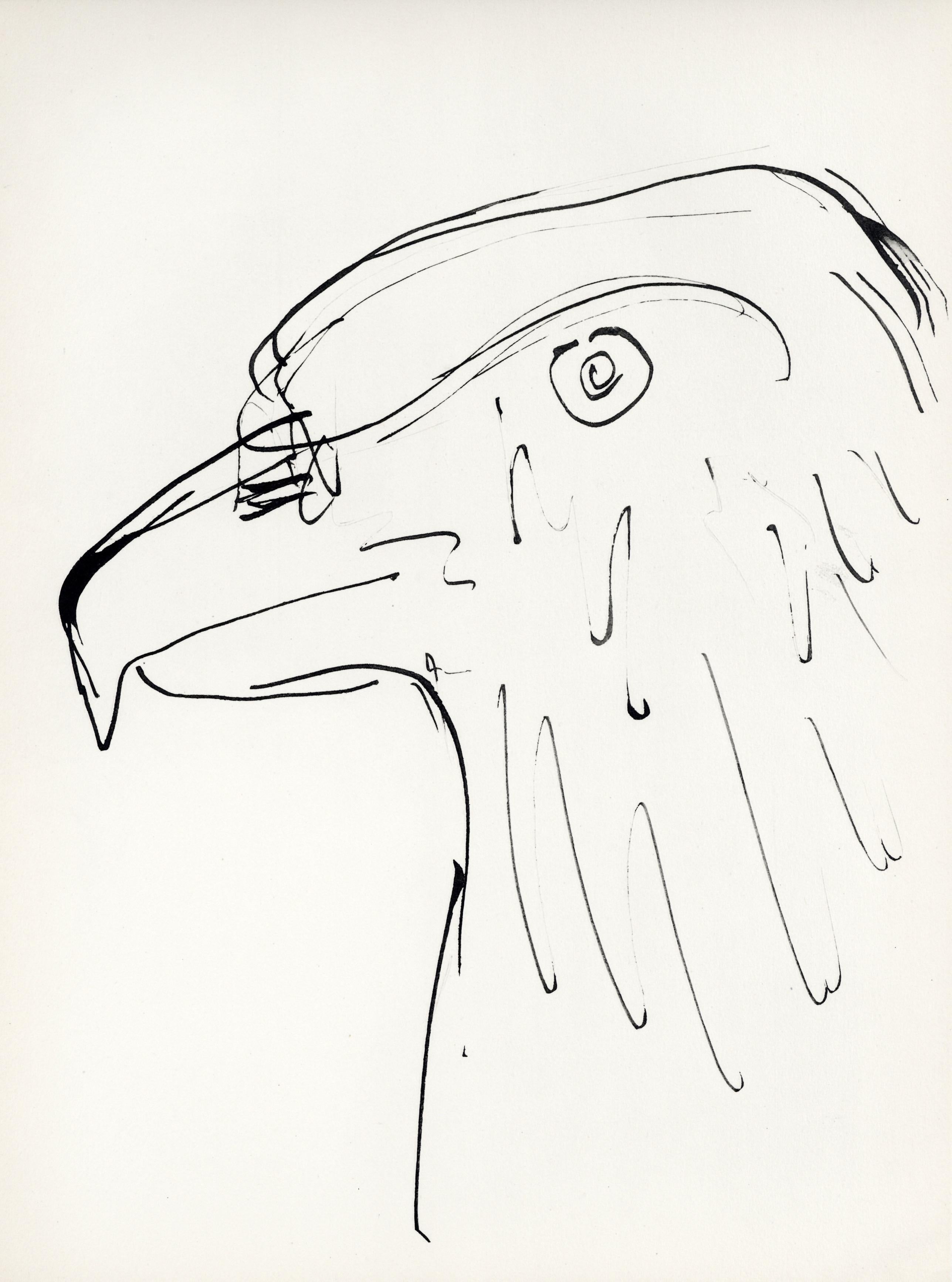 Pablo Picasso Landscape Print - Picasso, Composition (Cramer 84), Picasso en marge du Buffon (after)