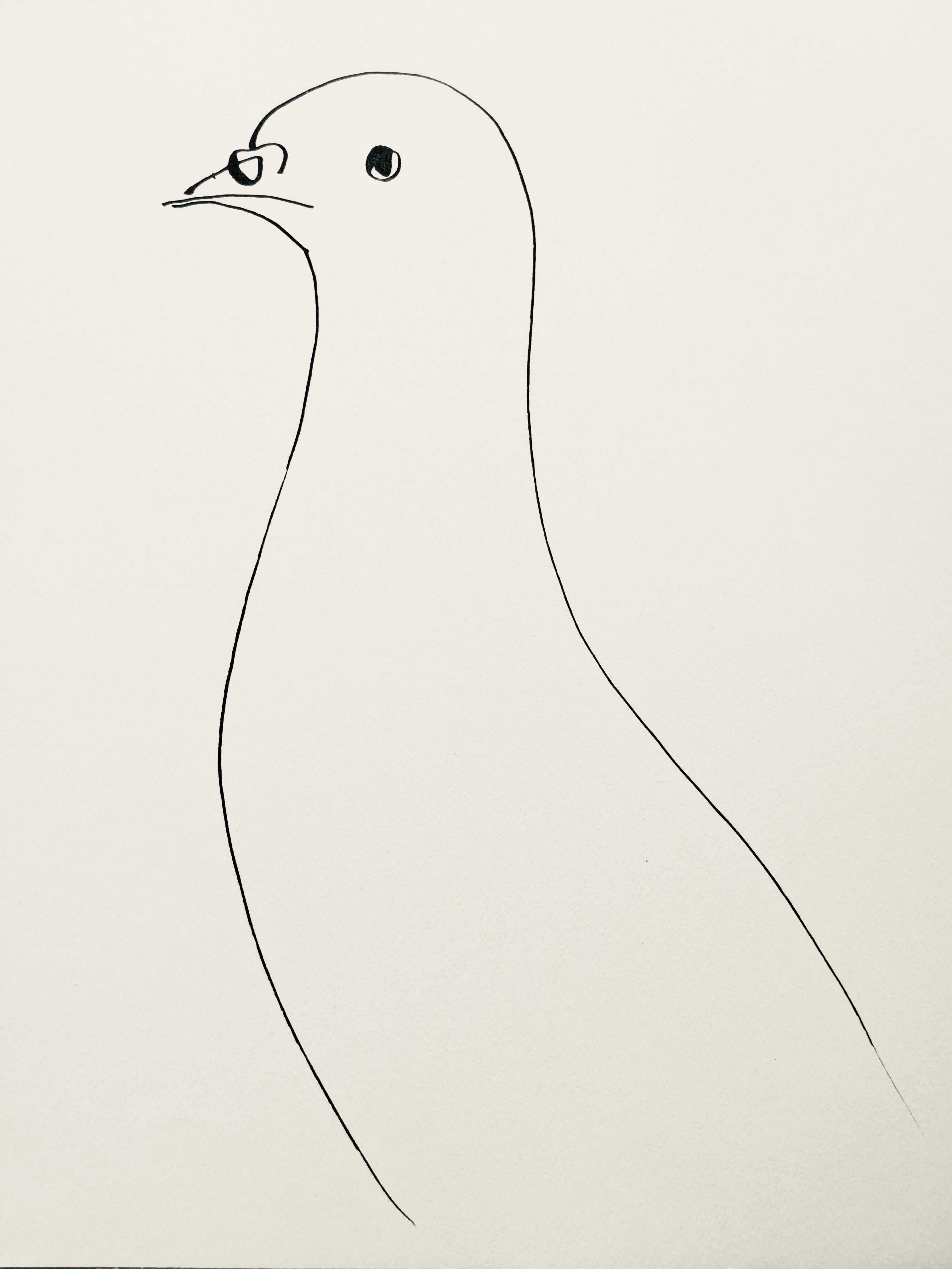 Pablo Picasso Landscape Print - Picasso, Composition (Cramer 84), Picasso en marge du Buffon (after)