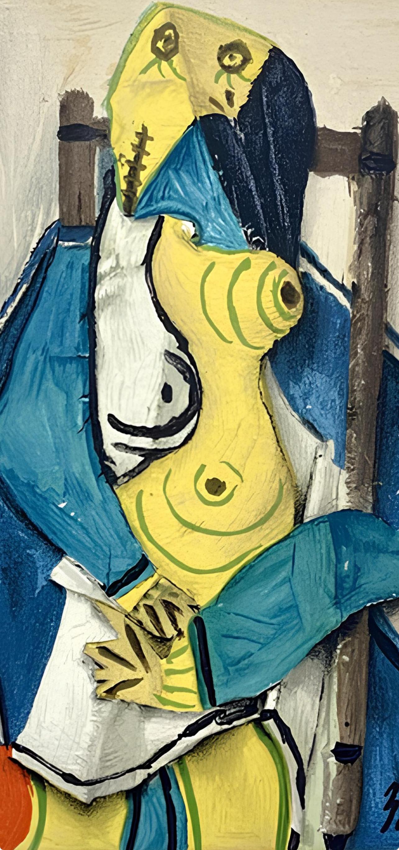 Picasso, Komposition (Cramer 88), Dans l'Atelier de Picasso (nach) – Print von Pablo Picasso