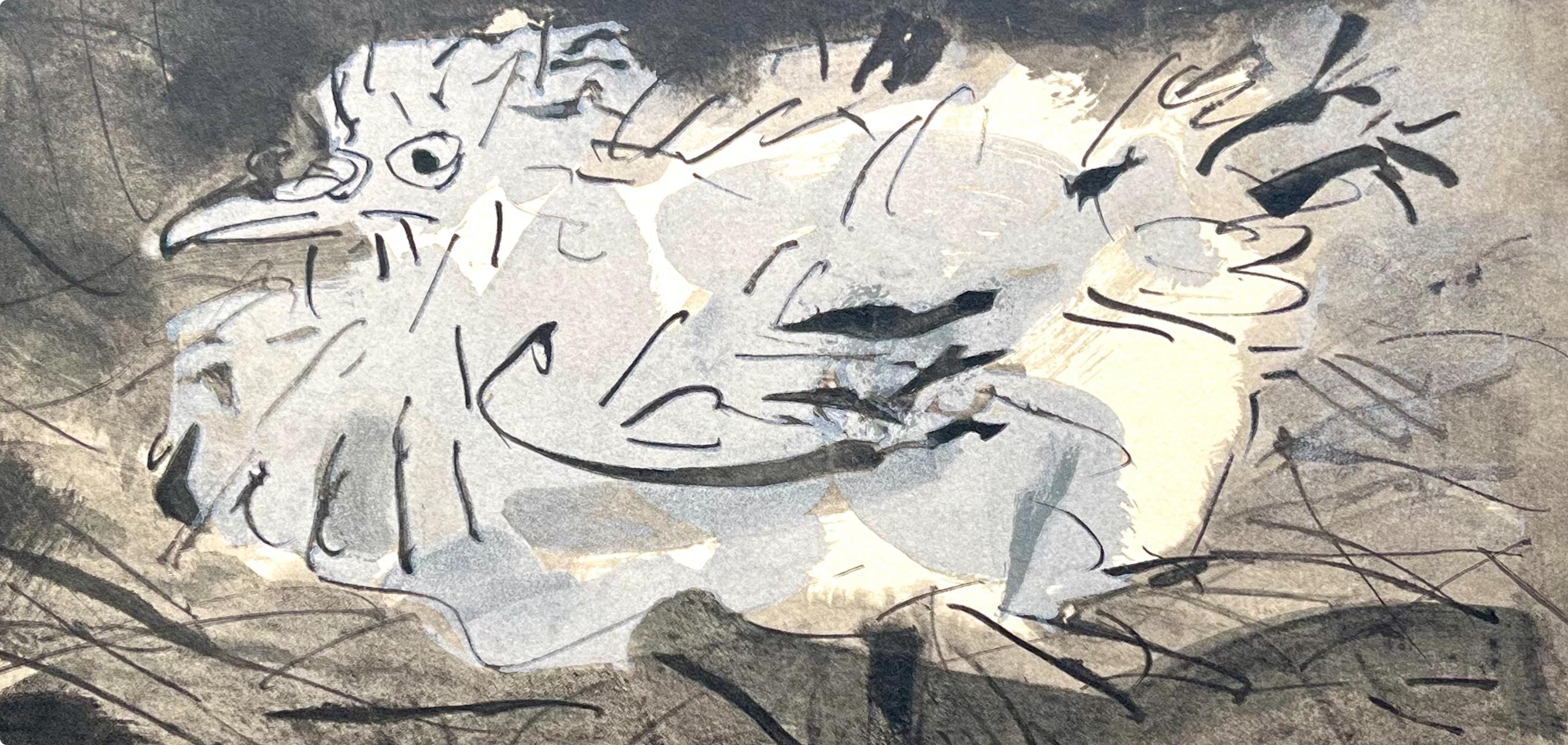 Picasso, Composition (Cramer 88), Dans l'Atelier de Picasso (après) - Print de Pablo Picasso