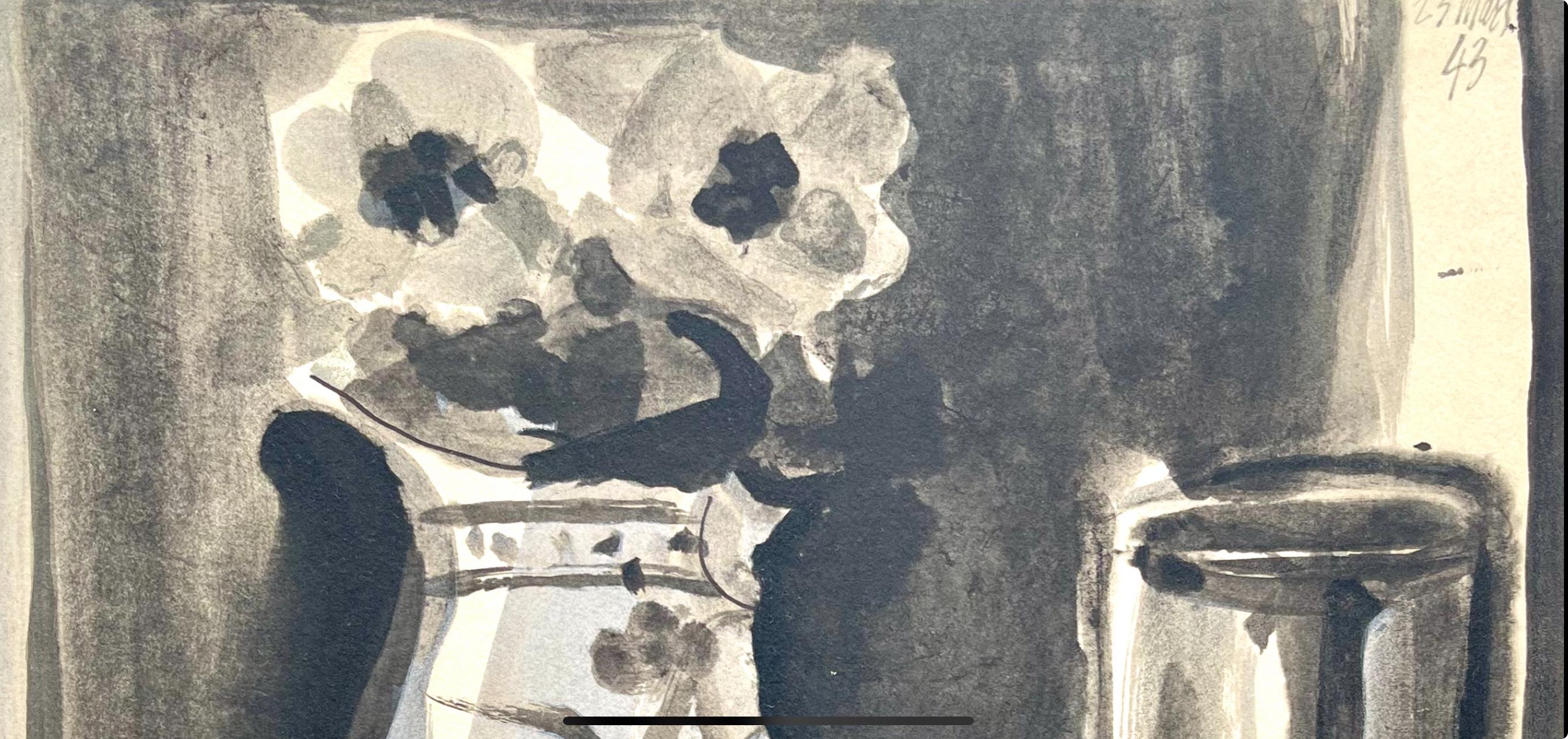 Picasso, Composition (Cramer 88), Dans l'Atelier de Picasso (après) - Moderne Print par Pablo Picasso