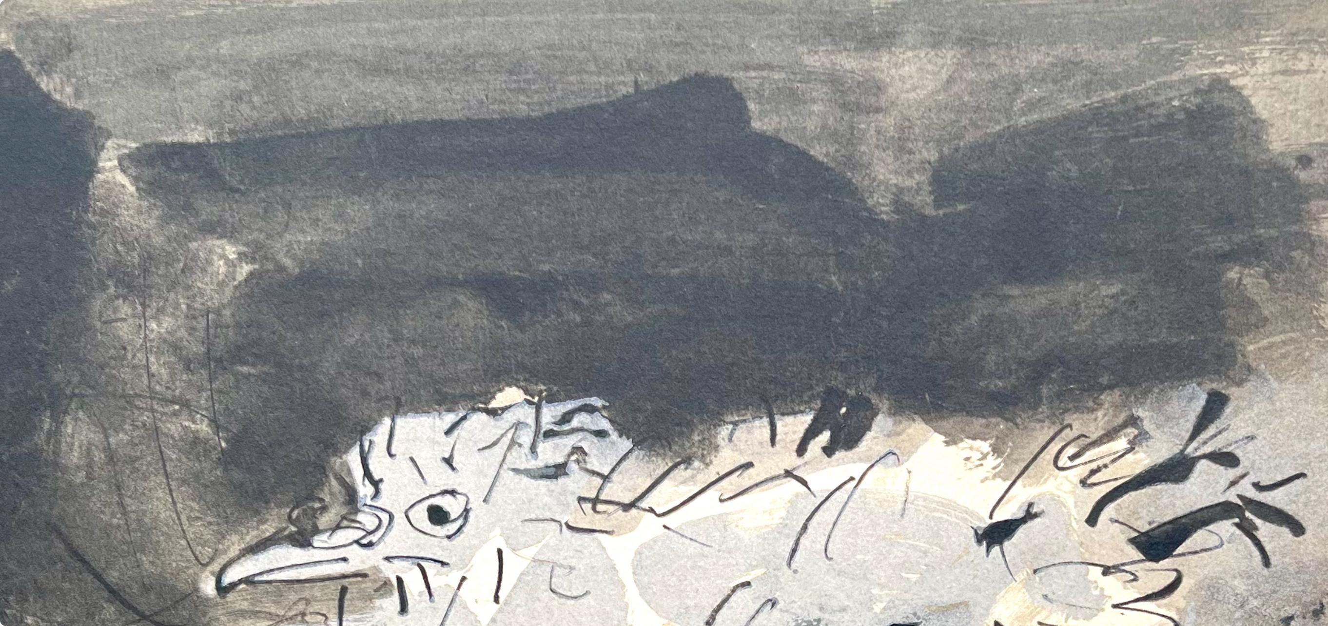 Picasso, Composition (Cramer 88), Dans l'Atelier de Picasso (après) - Moderne Print par Pablo Picasso