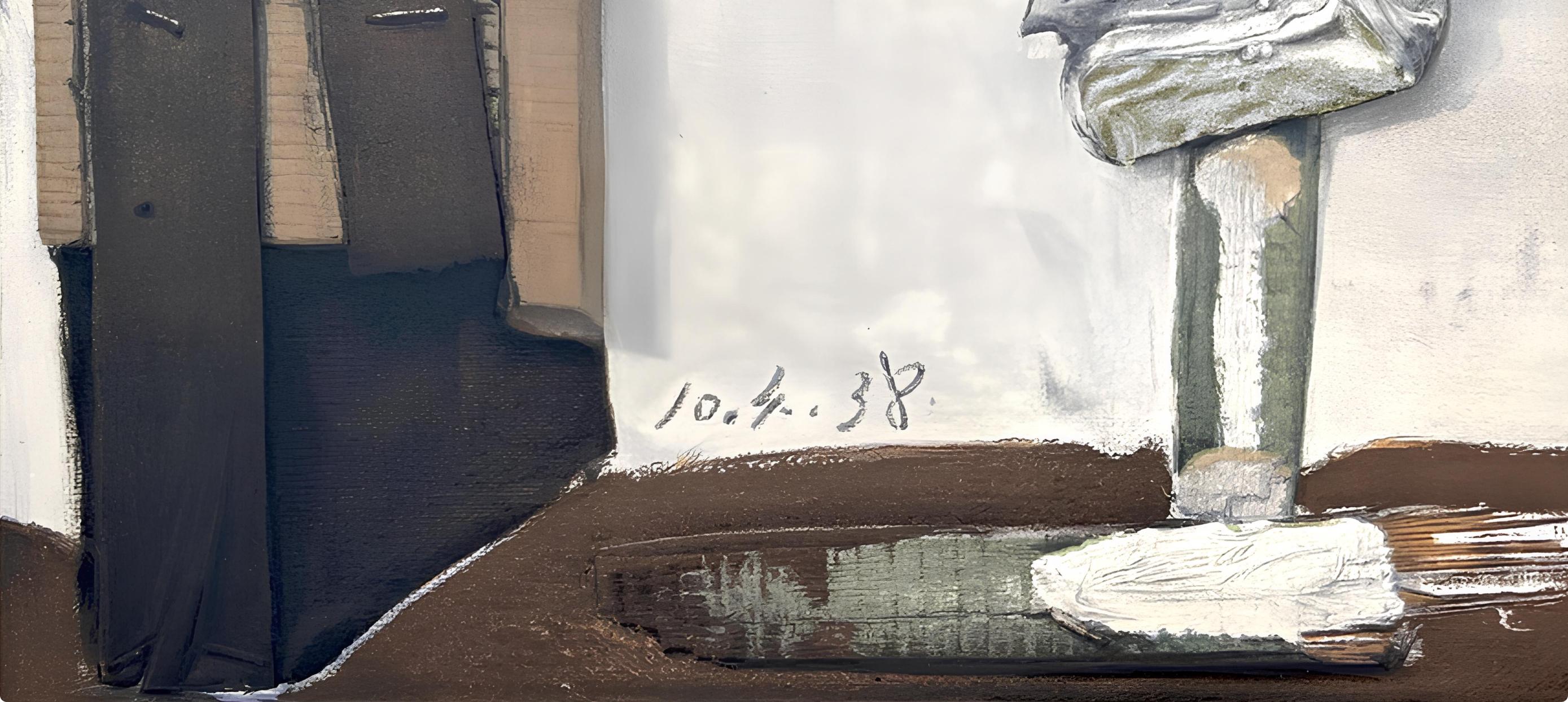 Picasso, Composition (Cramer 88), Dans l'Atelier de Picasso (after) - Beige Figurative Print by Pablo Picasso