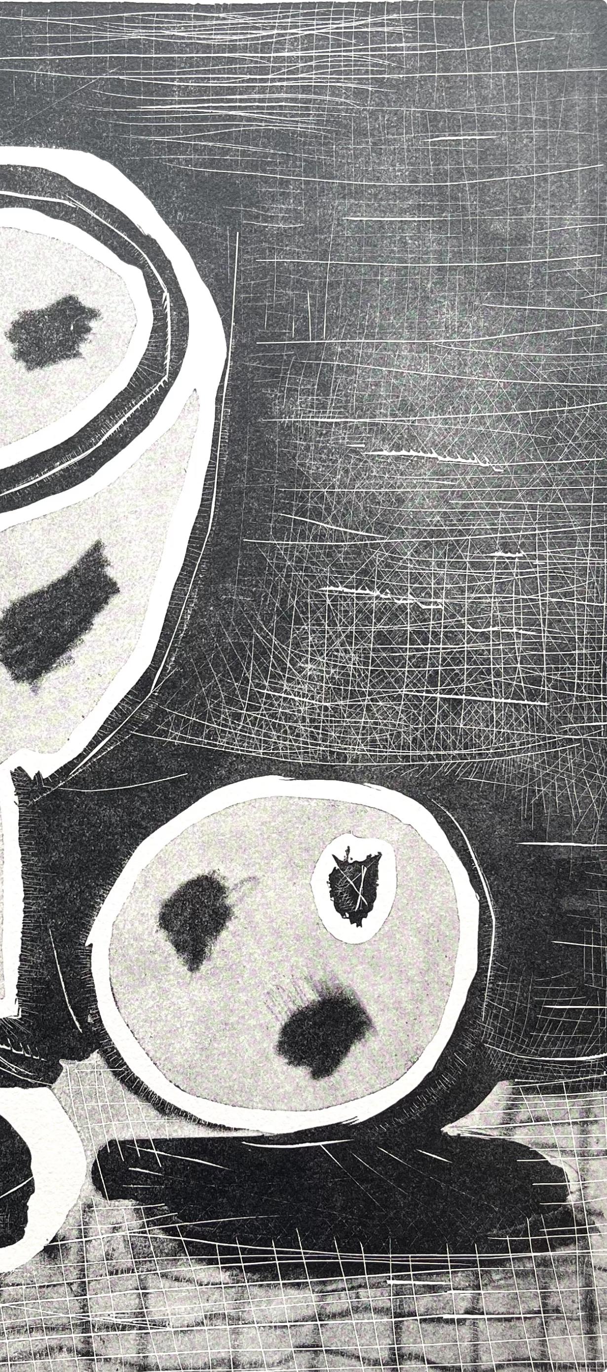 Picasso, Composition (Cramer 88), Dans l'Atelier de Picasso (after) - Gray Landscape Print by Pablo Picasso