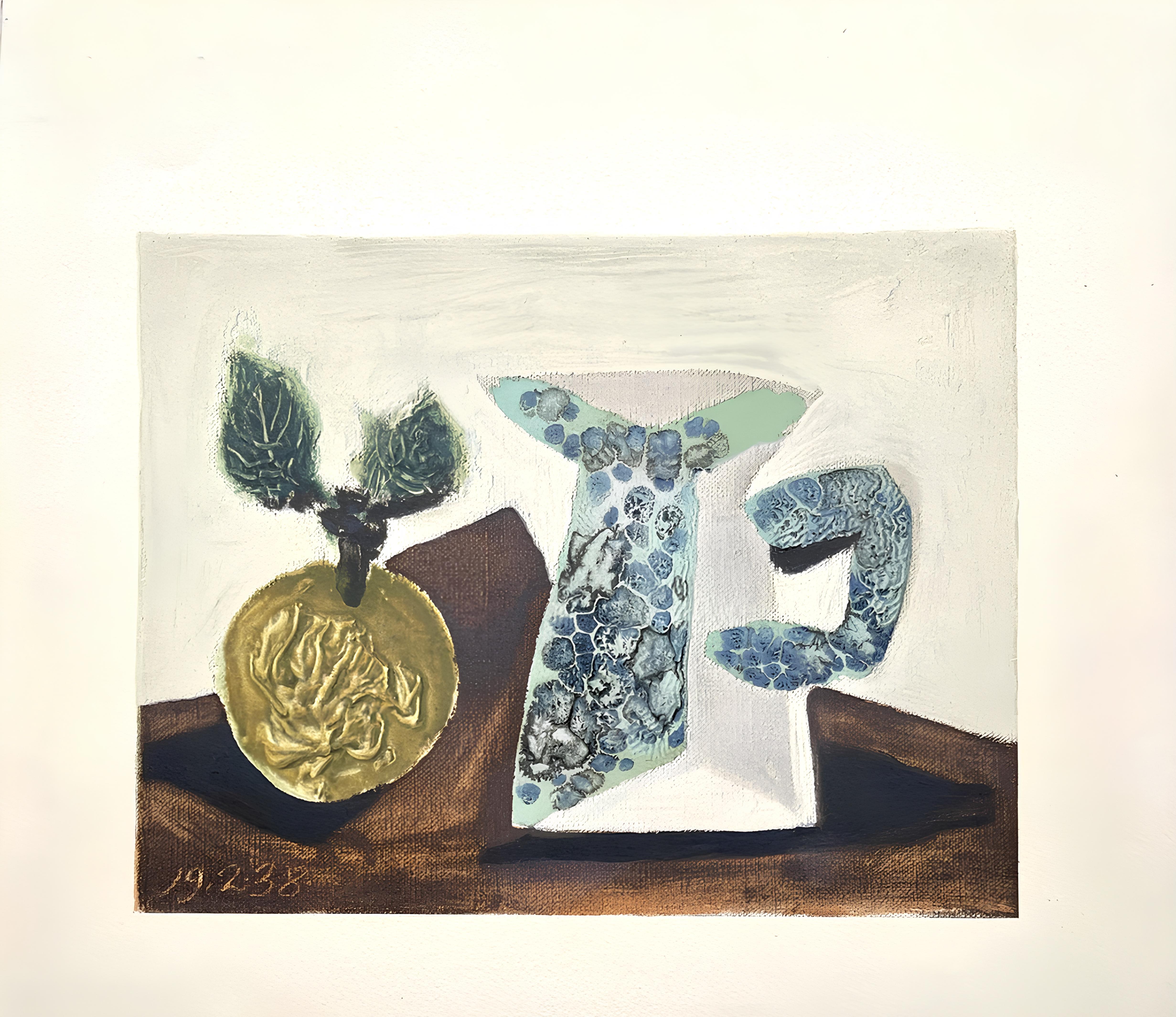 Lithographie sur papier vélin d'Arches à la forme savoir. Non signé et non numéroté, tel que publié. Bon état. Notes : Extrait du volume Dans l'Atelier de Picasso, 1957. Publié par Fernand Mourlot, Paris ; imprimé par Mourlot Frères, Paris, mars