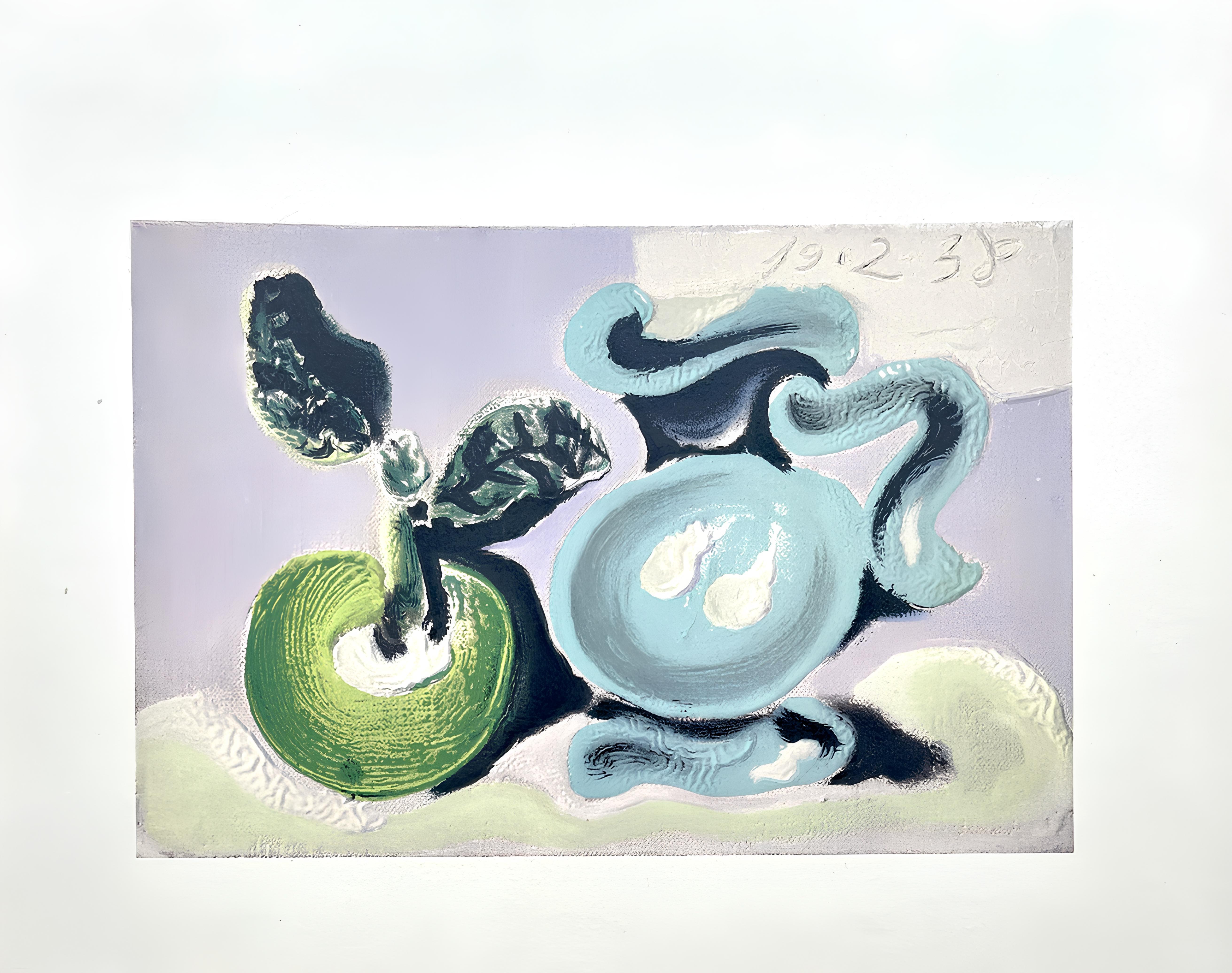 Litografia su carta vélin d'Arches à la forme savoir. Non firmato e non numerato, come da edizione. Buone condizioni. Note: Dal volume Dans l'Atelier de Picasso, 1957. Pubblicato da Fernand Mourlot, Parigi; stampato da Mourlot Frères, Parigi, marzo