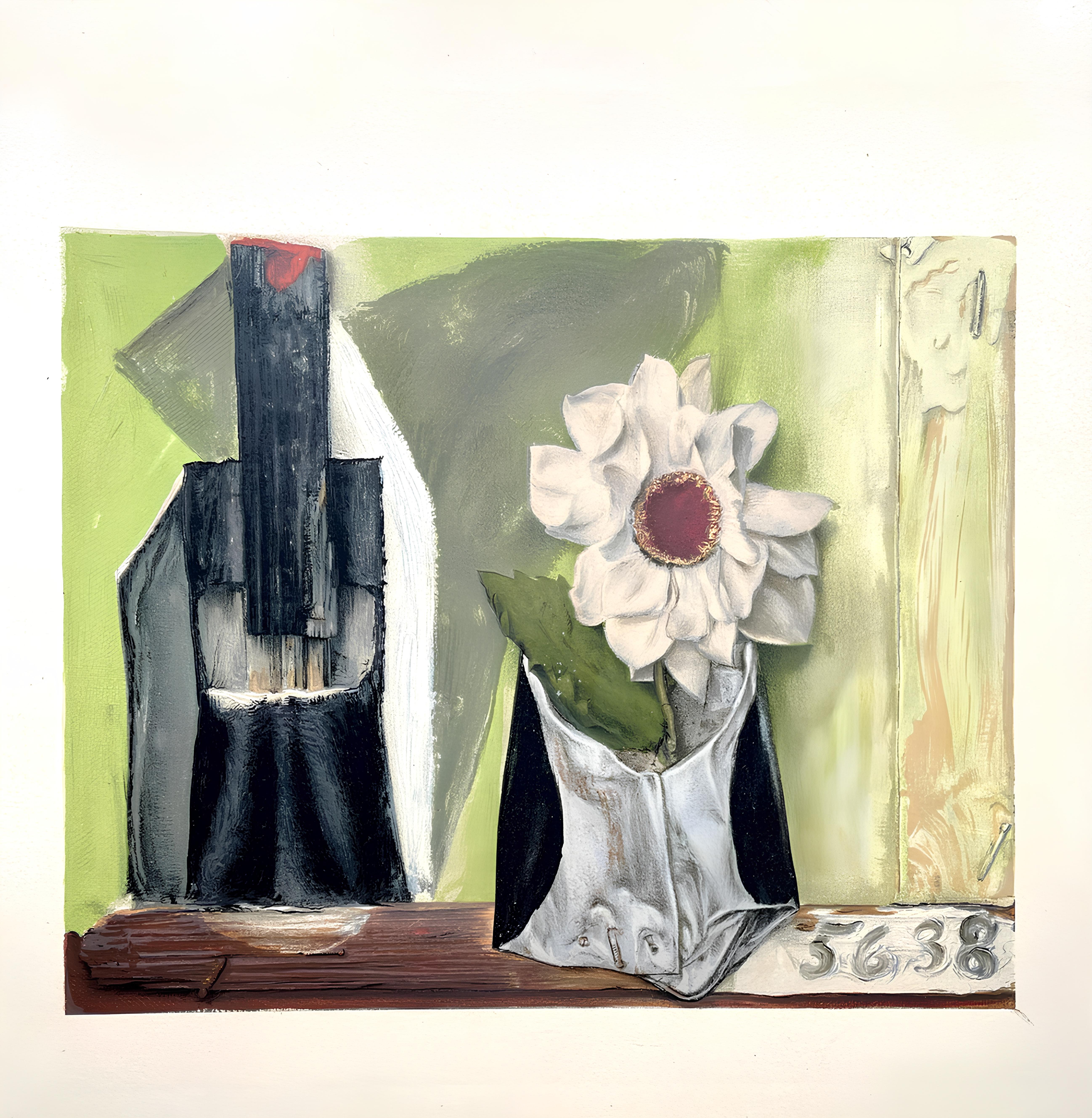 Lithographie sur papier vélin d'Arches à la forme savoir. Non signé et non numéroté, tel que publié. Bon état. Notes : Extrait du volume Dans l'Atelier de Picasso, 1957. Publié par Fernand Mourlot, Paris ; imprimé par Mourlot Frères, Paris, mars