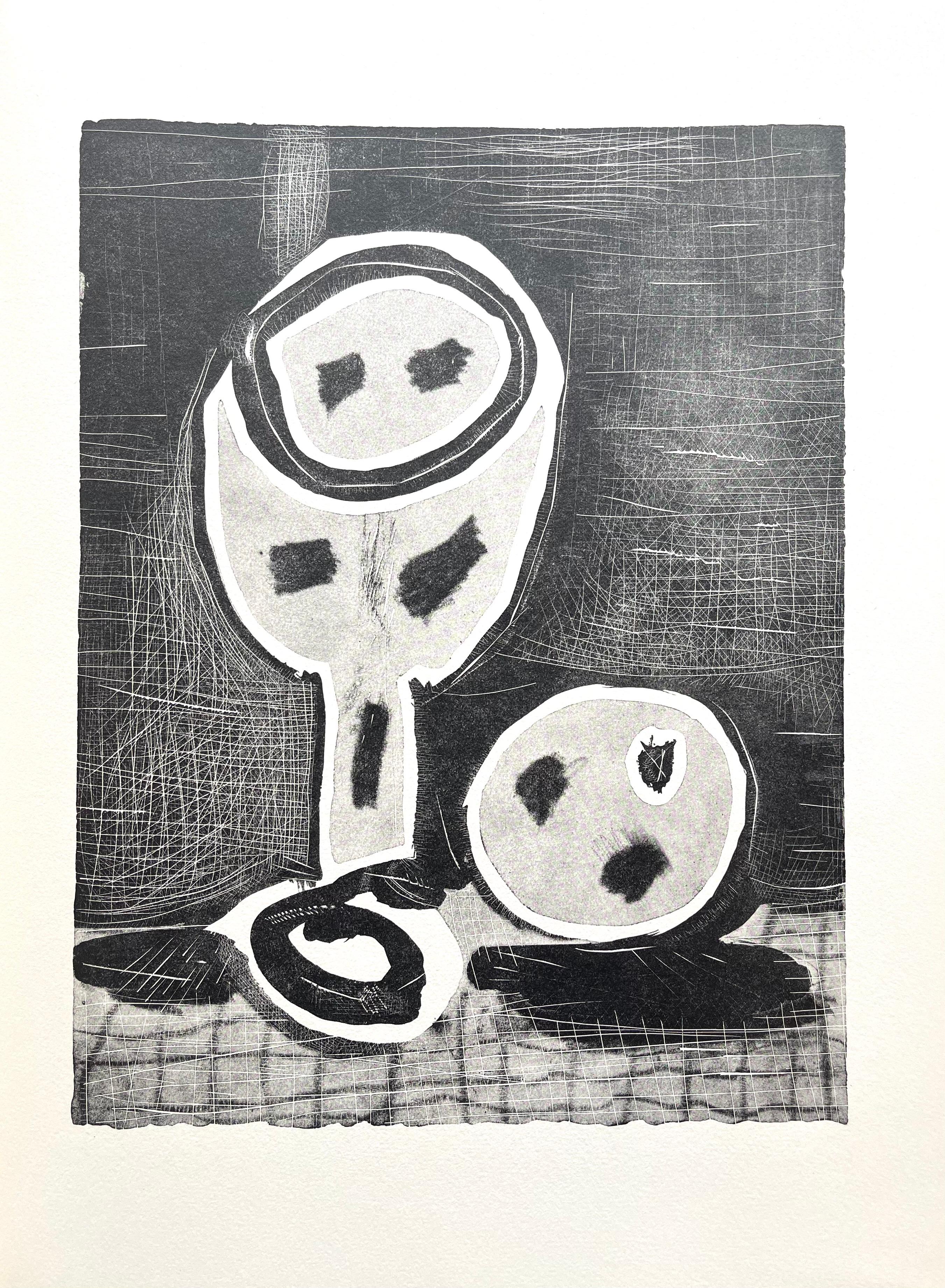 Lithograph on vélin d'Arches à la forme savoir paper. Unsigned and unnumbered, as issued. Good condition. Notes: From the volume, Dans l'Atelier de Picasso, 1957. Published by Fernand Mourlot, Paris; printed by Mourlot Frères, Paris, March, 1957.