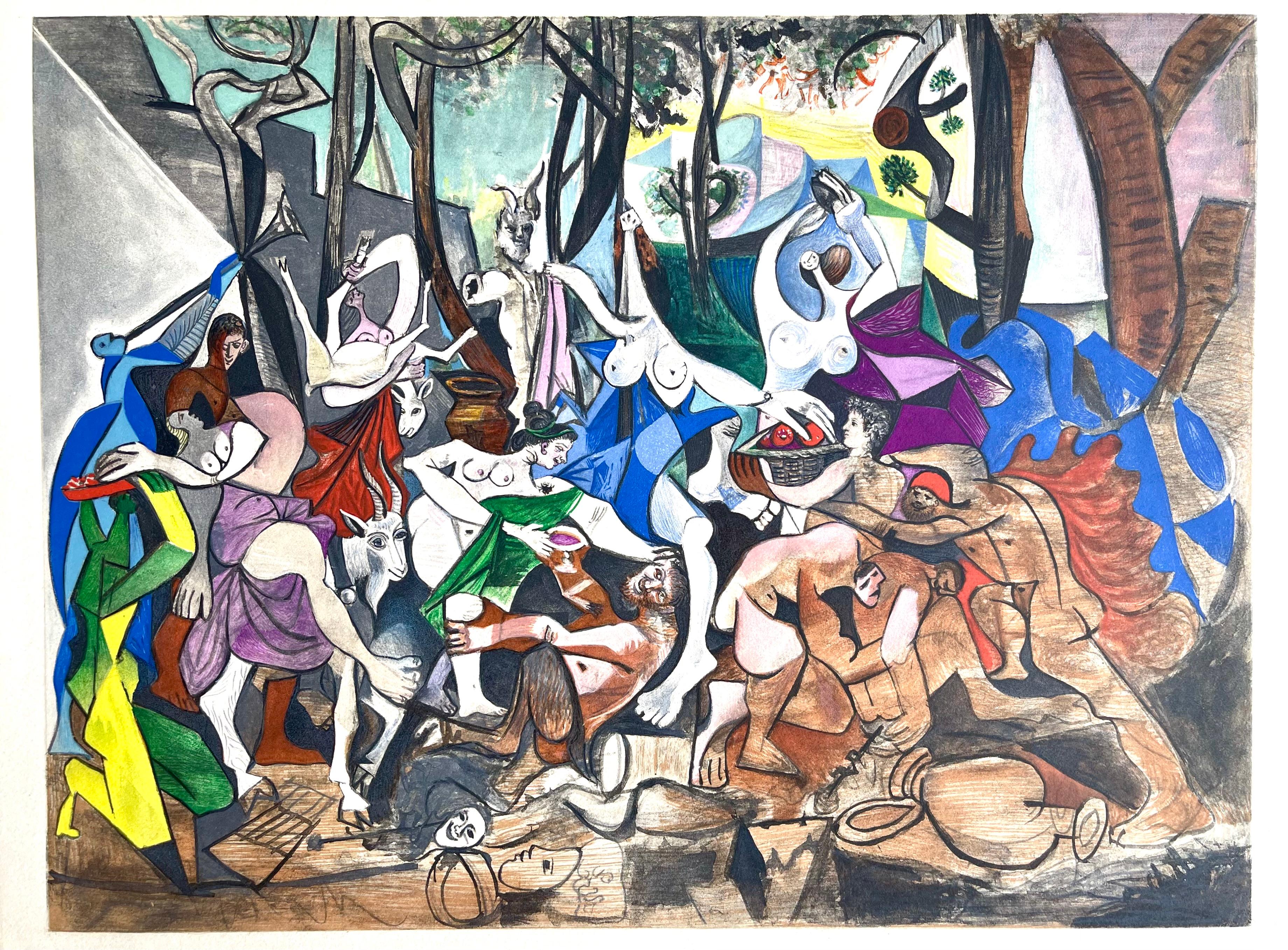 Lithograph on vélin d'Arches à la forme savoir paper. Unsigned and unnumbered, as issued. Good condition. Notes: From the volume, Dans l'Atelier de Picasso, 1957. Published by Fernand Mourlot, Paris; printed by Mourlot Frères, Paris, March, 1957.