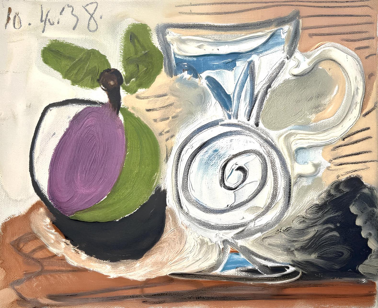 Pablo Picasso Figurative Print - Picasso, Composition (Cramer 88), Dans l'Atelier de Picasso (after)
