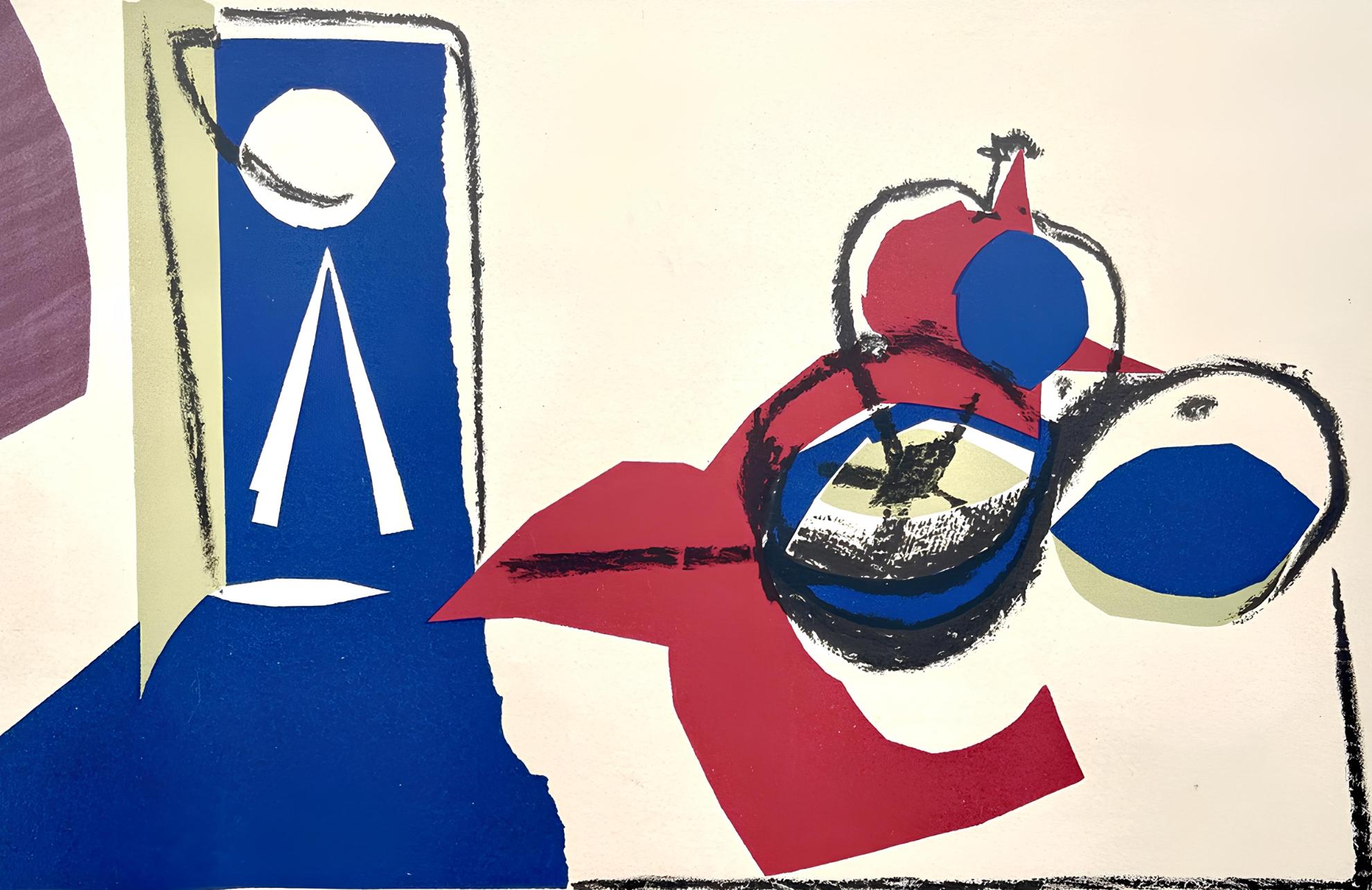 Pablo Picasso Landscape Print - Picasso, Composition (Cramer 88), Dans l'Atelier de Picasso (after)