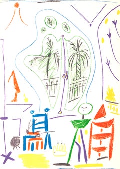 Picasso, Composition (Cramer 88), Dans l'Atelier de Picasso (after)