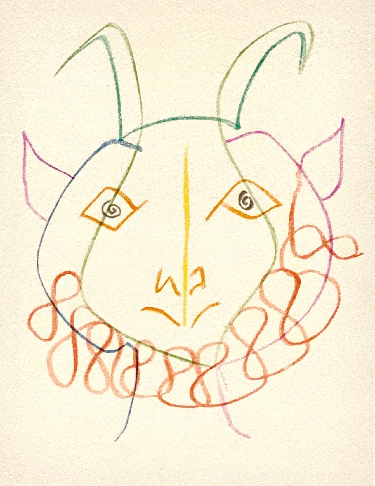 Pablo Picasso Landscape Print - Picasso, Composition (Cramer 88), Dans l'Atelier de Picasso (after)
