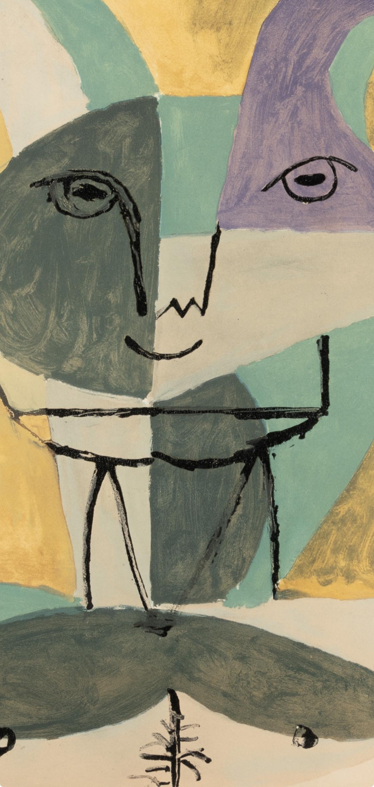 Picasso, Composition, Faunes et Flore d'Antibes (après) - Print de Pablo Picasso