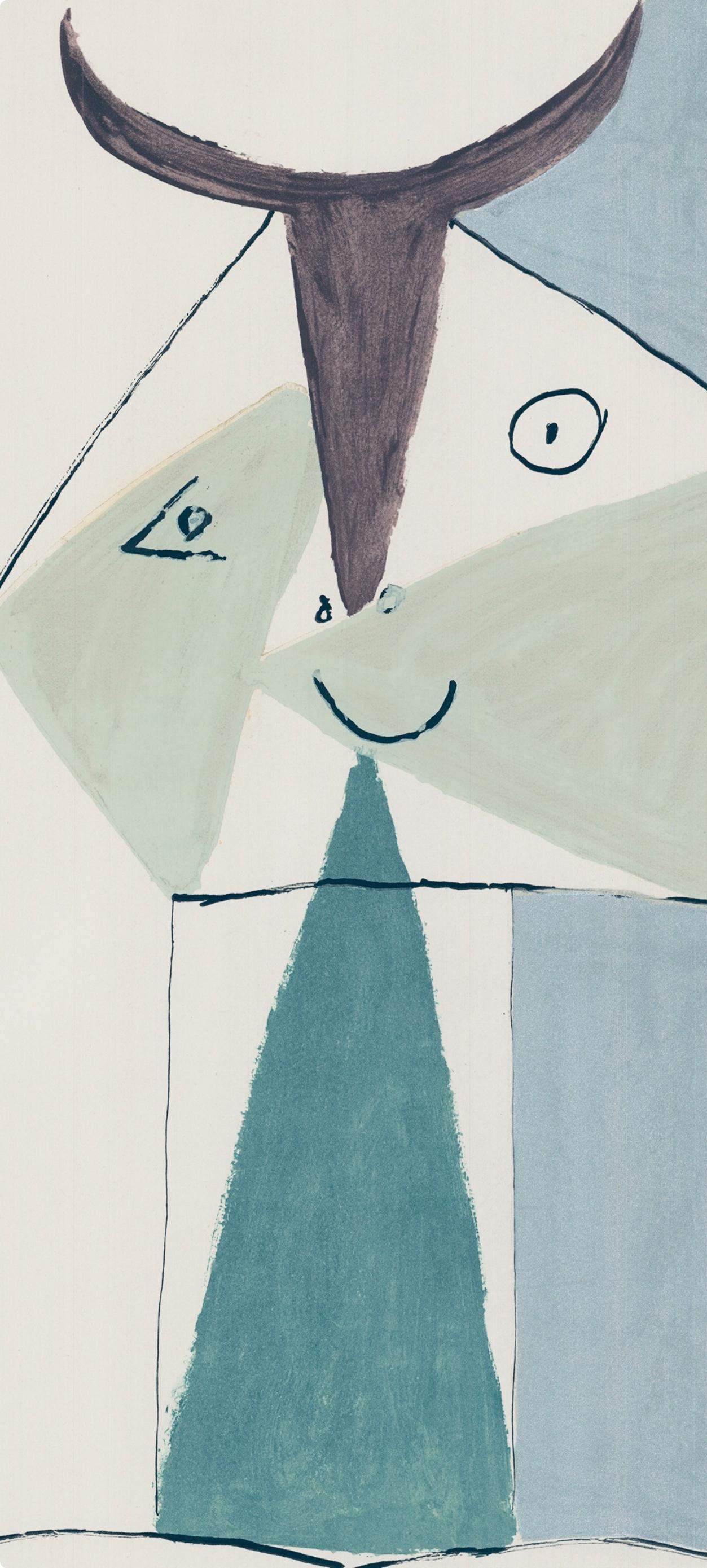 Picasso, Composition, Faunes et Flore d'Antibes (après) - Print de Pablo Picasso