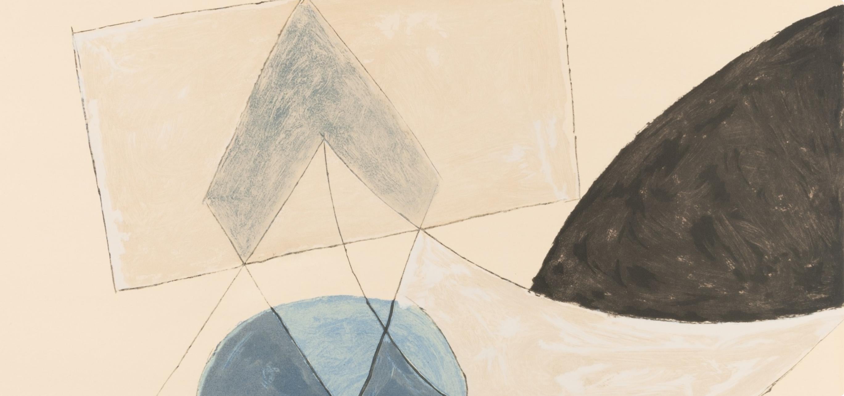 Picasso, Composition, Faunes et Flore d'Antibes (après) - Cubisme Print par Pablo Picasso