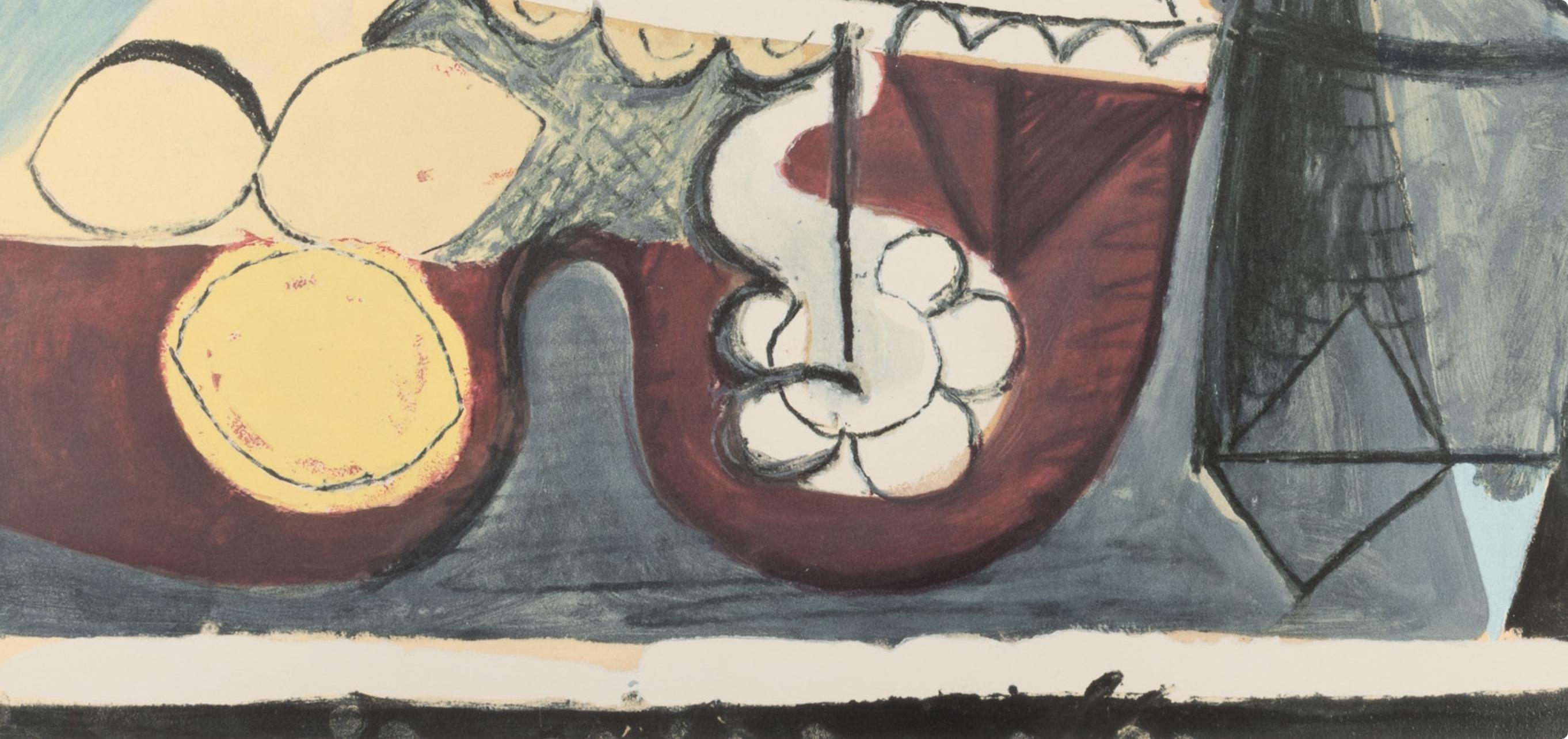Picasso, Composition, Faunes et Flore d'Antibes (après) - Cubisme Print par Pablo Picasso