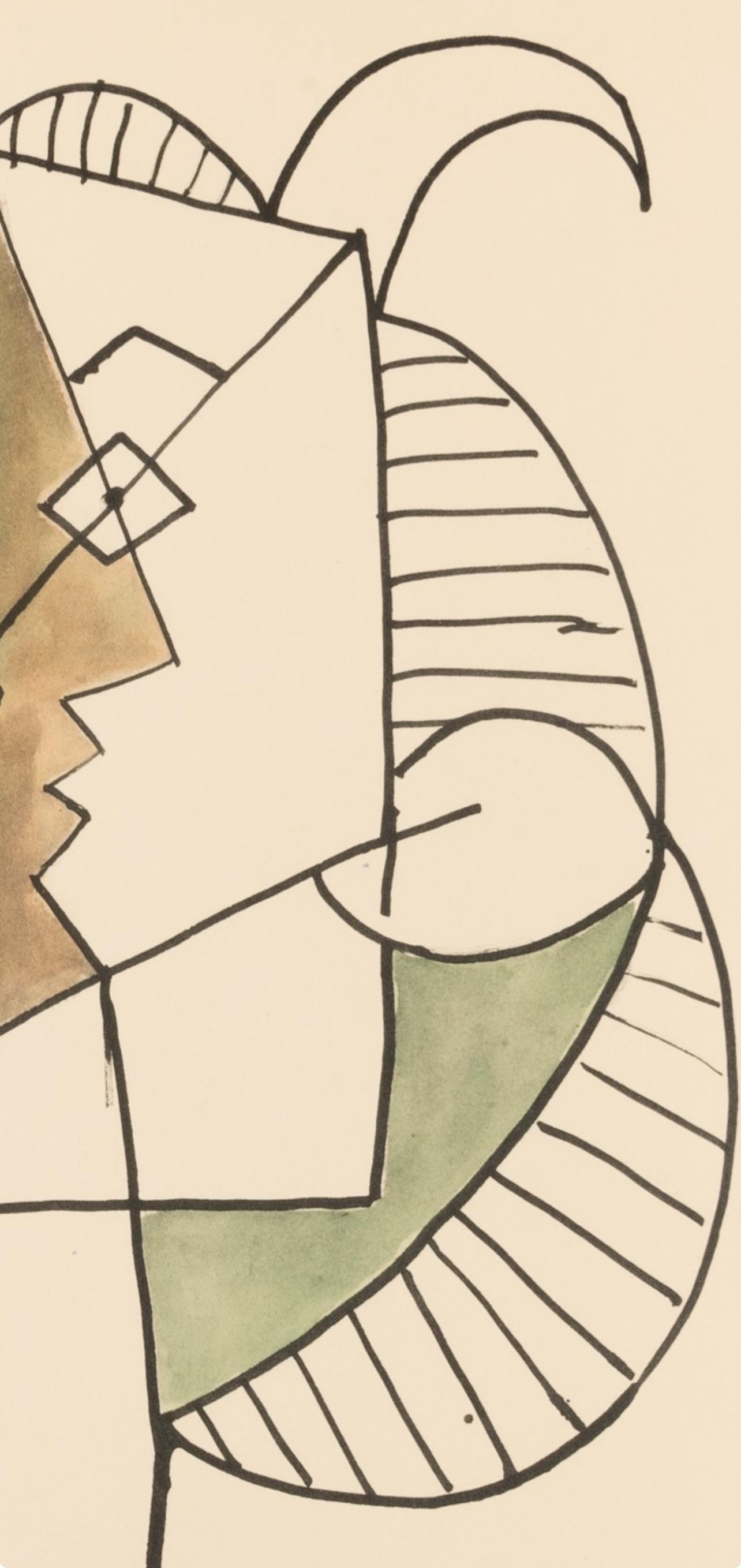 Picasso, Composition, Faunes et Flore d'Antibes (after) For Sale 1