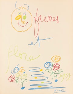 Picasso, Composición, Faunes et Flore d'Antibes (después de)