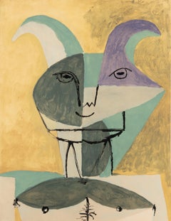 Picasso, Composizione, Faunes et Flore d'Antibes (dopo)