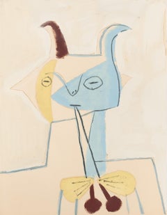 Picasso, Composición, Faunes et Flore d'Antibes (después de)