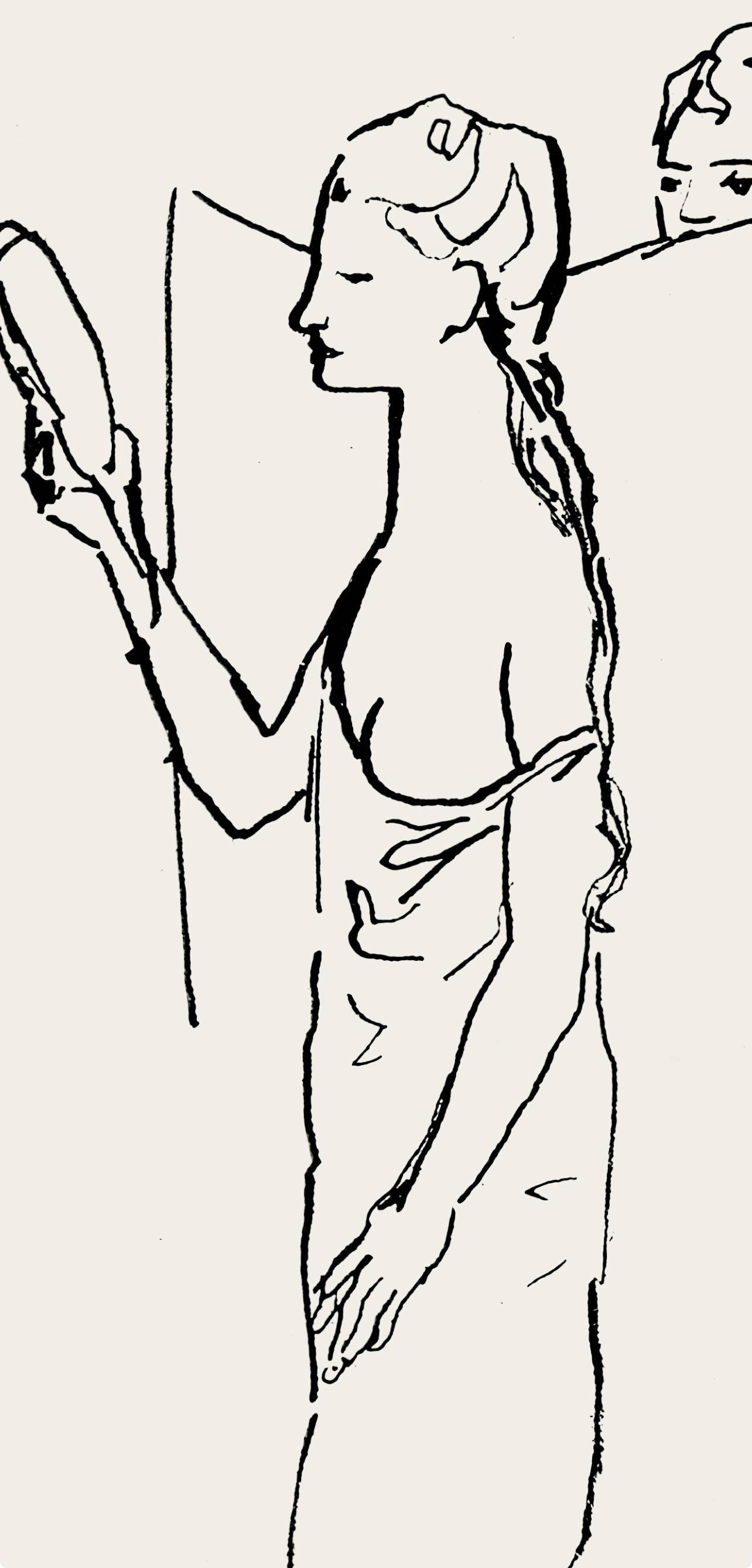 Picasso, Composition (Hodorisch B2), Le manuscrit trouvé dans un chapeau (after) - Print by Pablo Picasso