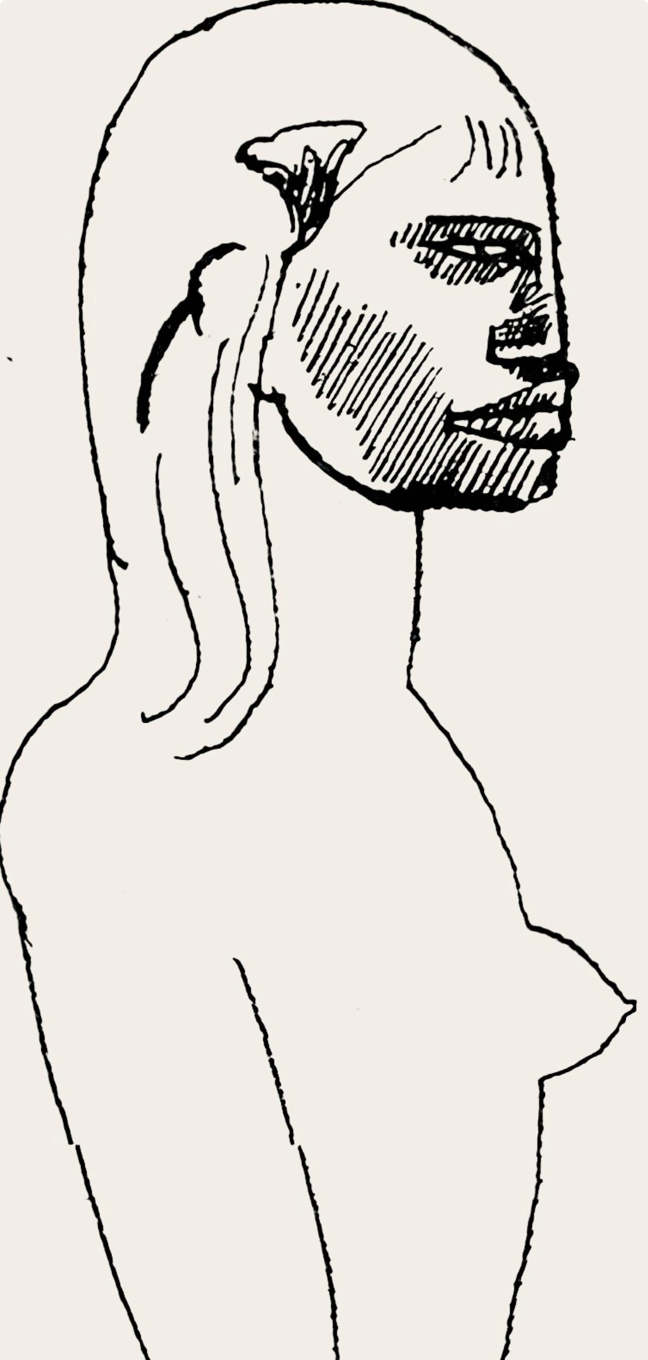 Picasso, Composition (Hodorisch B2), Le manuscrit trouvé dans un chapeau (d'après) - Print de Pablo Picasso