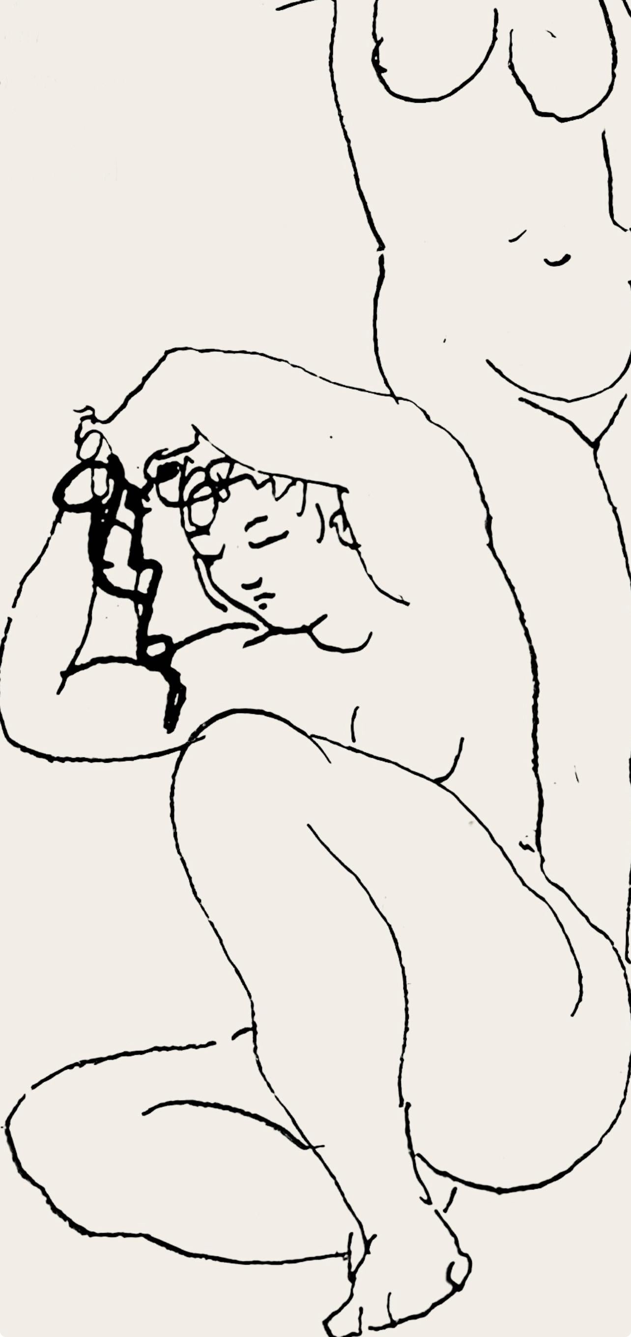 Picasso, Composition (Hodorisch B2), Le manuscrit trouvé dans un chapeau (d'après) - Moderne Print par Pablo Picasso