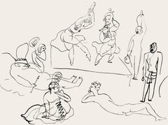 Picasso, Composizione (Hodorisch B2), Le manuscrit trouvé dans un chapeau (dopo)