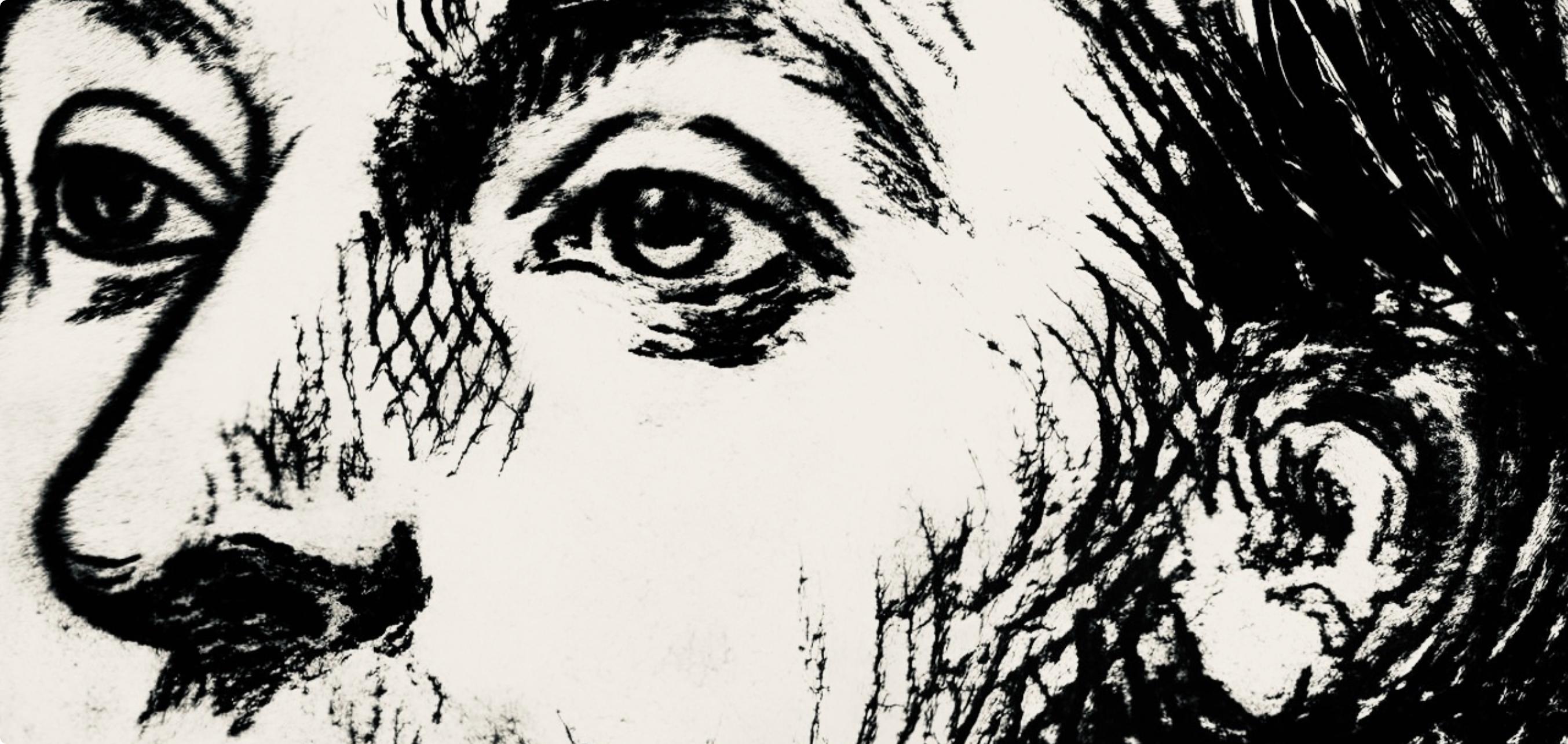 Picasso, Composition (Hodorisch C14 ; Hubert 168), Écumes de la mer (d'après) - Beige Portrait Print par Pablo Picasso