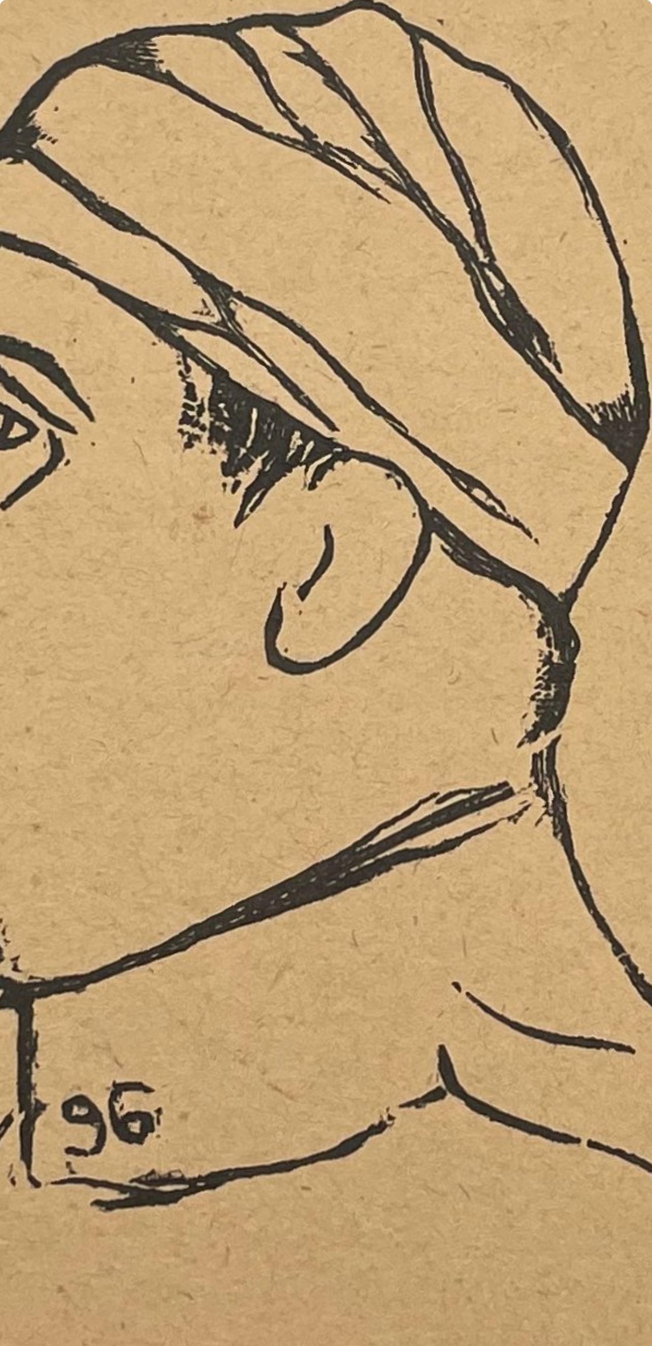 Picasso, Composition (Horodisch C2), Calligrammes (after) - Modern Print by Pablo Picasso