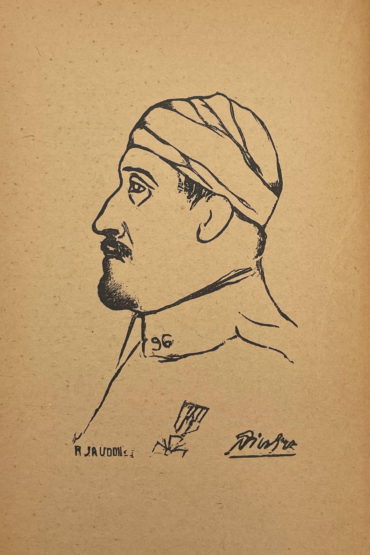 Picasso, Composition (Horodisch C2), Calligrammes (after) For Sale 2