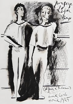 Picasso, Composition (Horodisch D10), Serge Lifar, Destin d'un danseur (après)