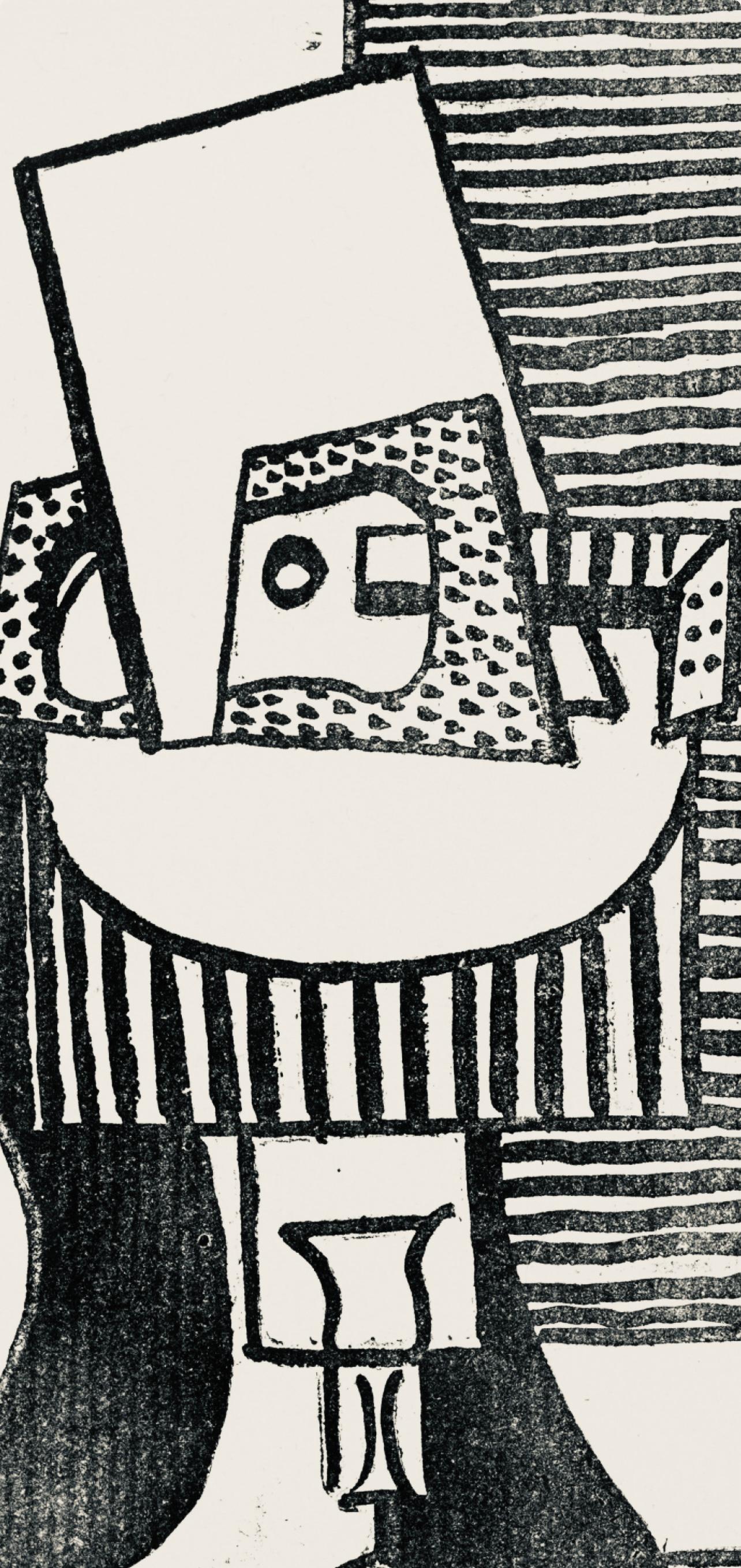 Picasso, Composition (Horodisch: N° D5; Orozco N° 17), Feu de Joie (after) - Cubist Print by Pablo Picasso