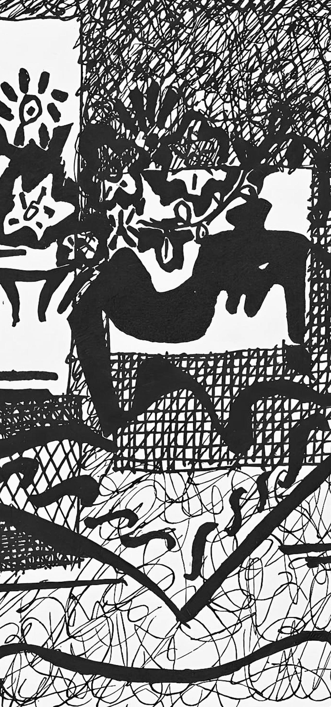 Picasso, Composition (J/Vollard 193; Monod 10485), Hélène chez Archimède (after) - Print by Pablo Picasso