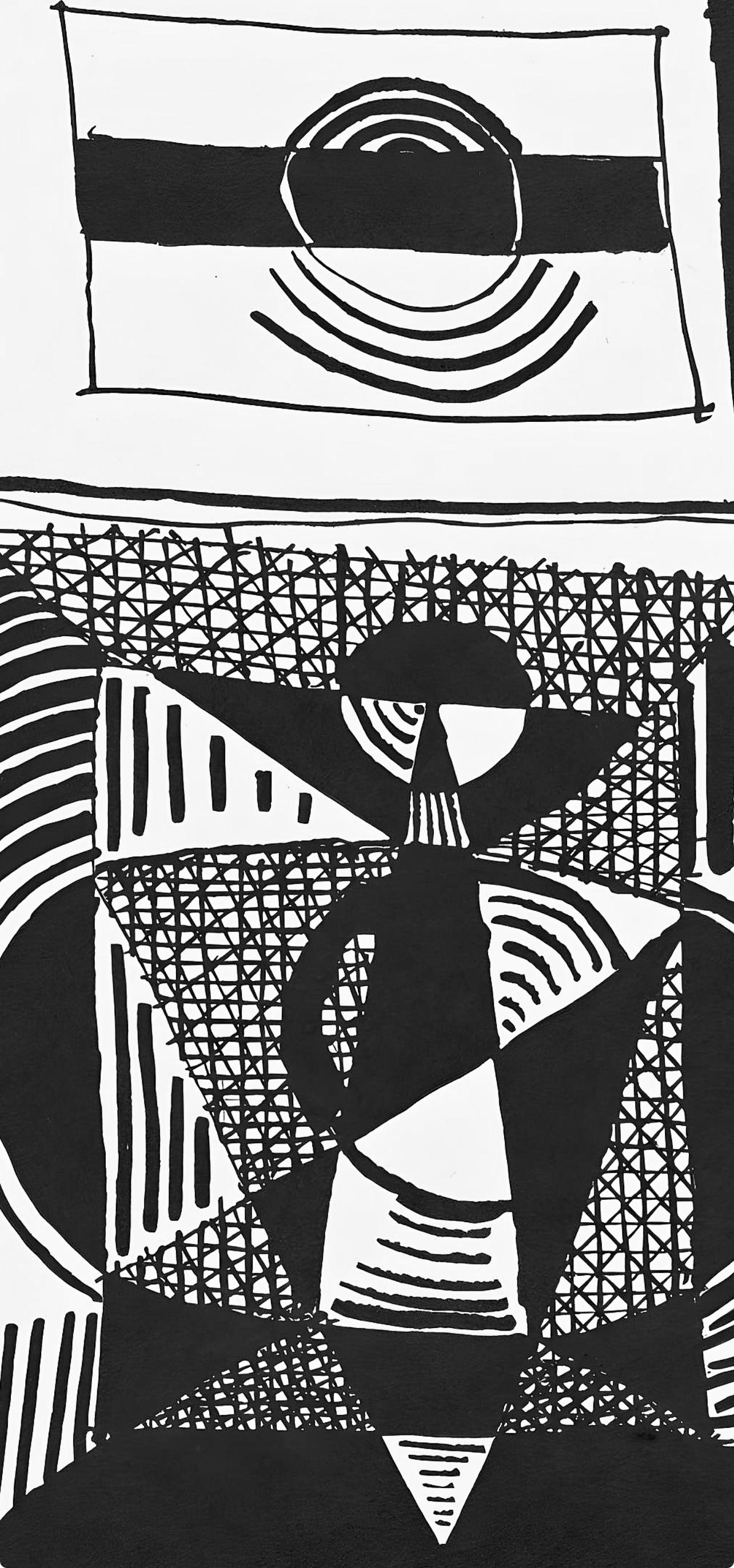 Picasso, Composition (J/Vollard 193 ; Monod 10485), Hélène chez Archimède (d'après) - Print de Pablo Picasso
