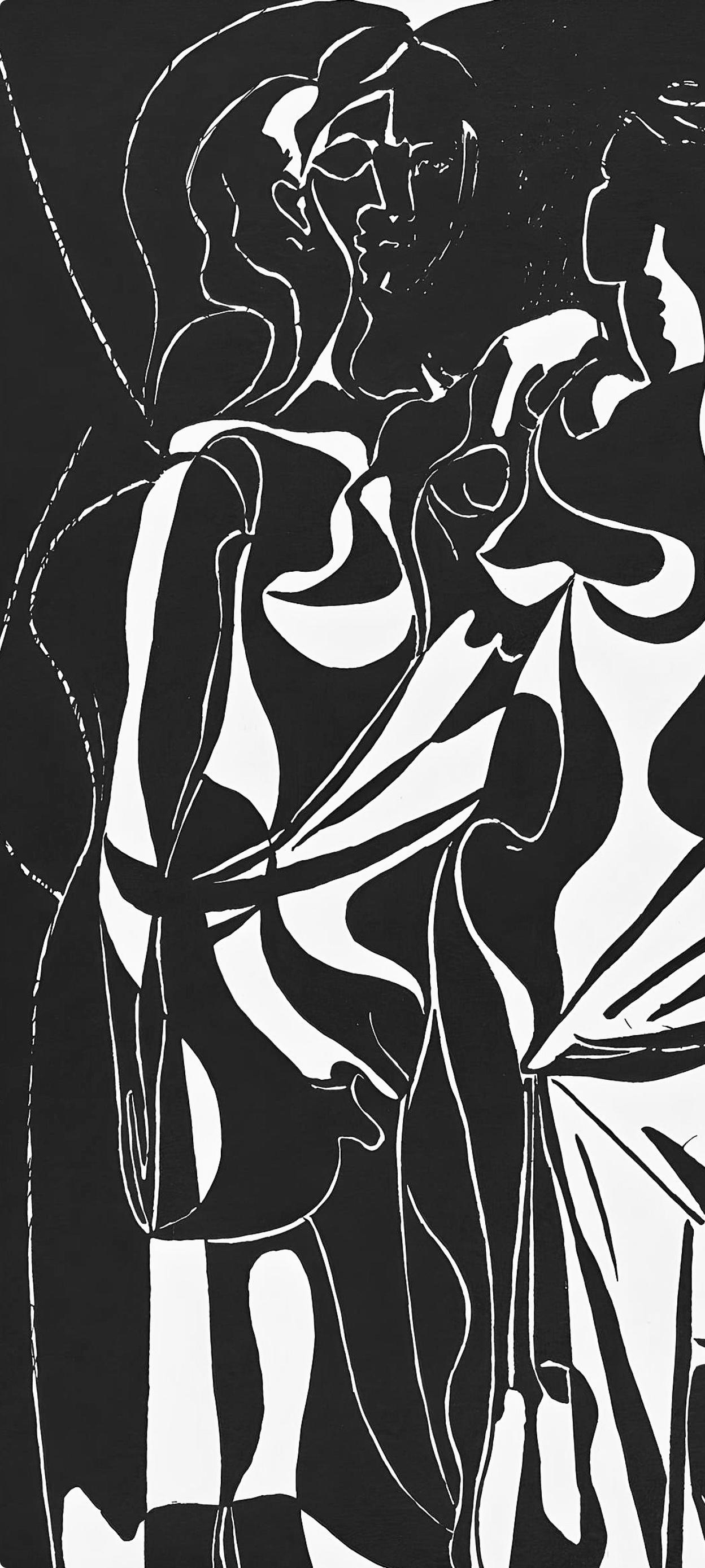 Picasso, Composition (J/Vollard 193; Monod 10485), Hélène chez Archimède (after) - Print by Pablo Picasso