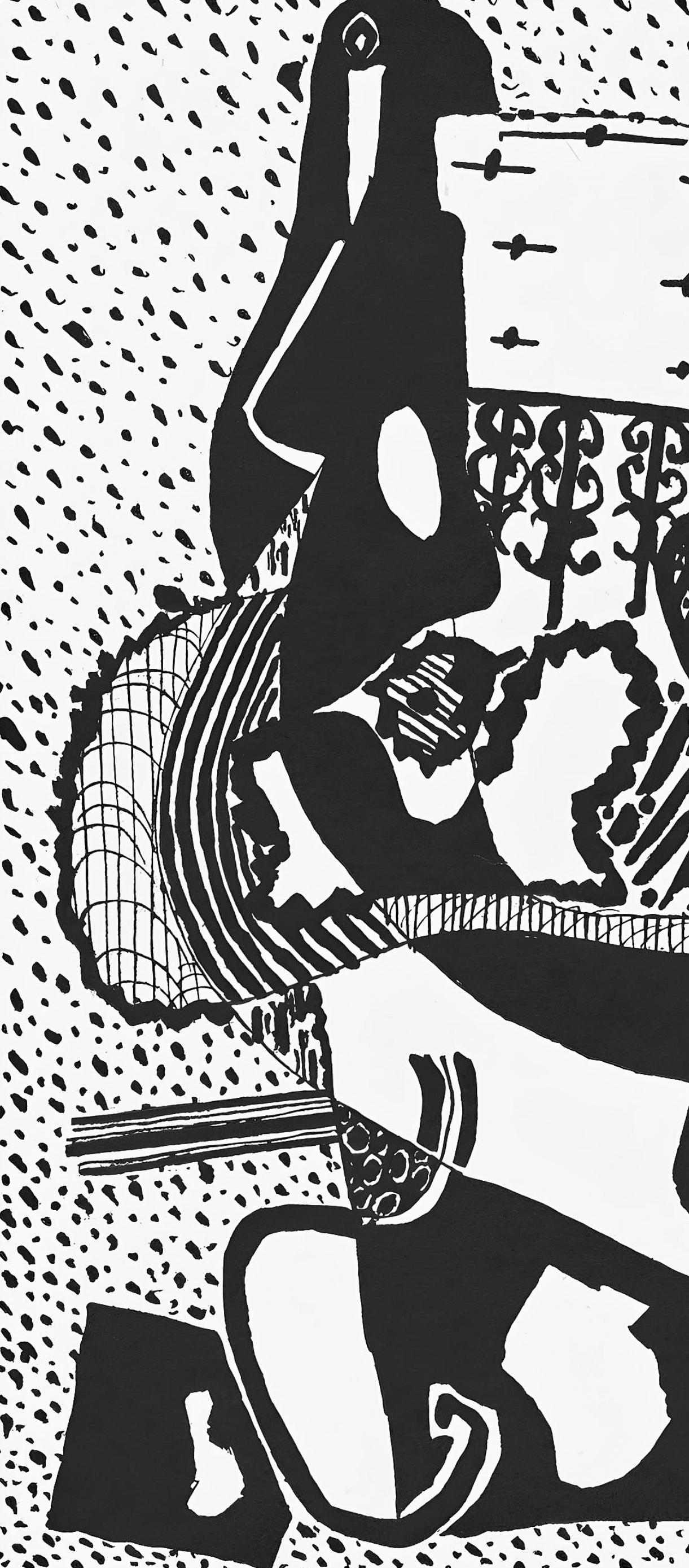 Picasso, Composition (J/Vollard 193; Monod 10485), Hélène chez Archimède (after) - Print by Pablo Picasso