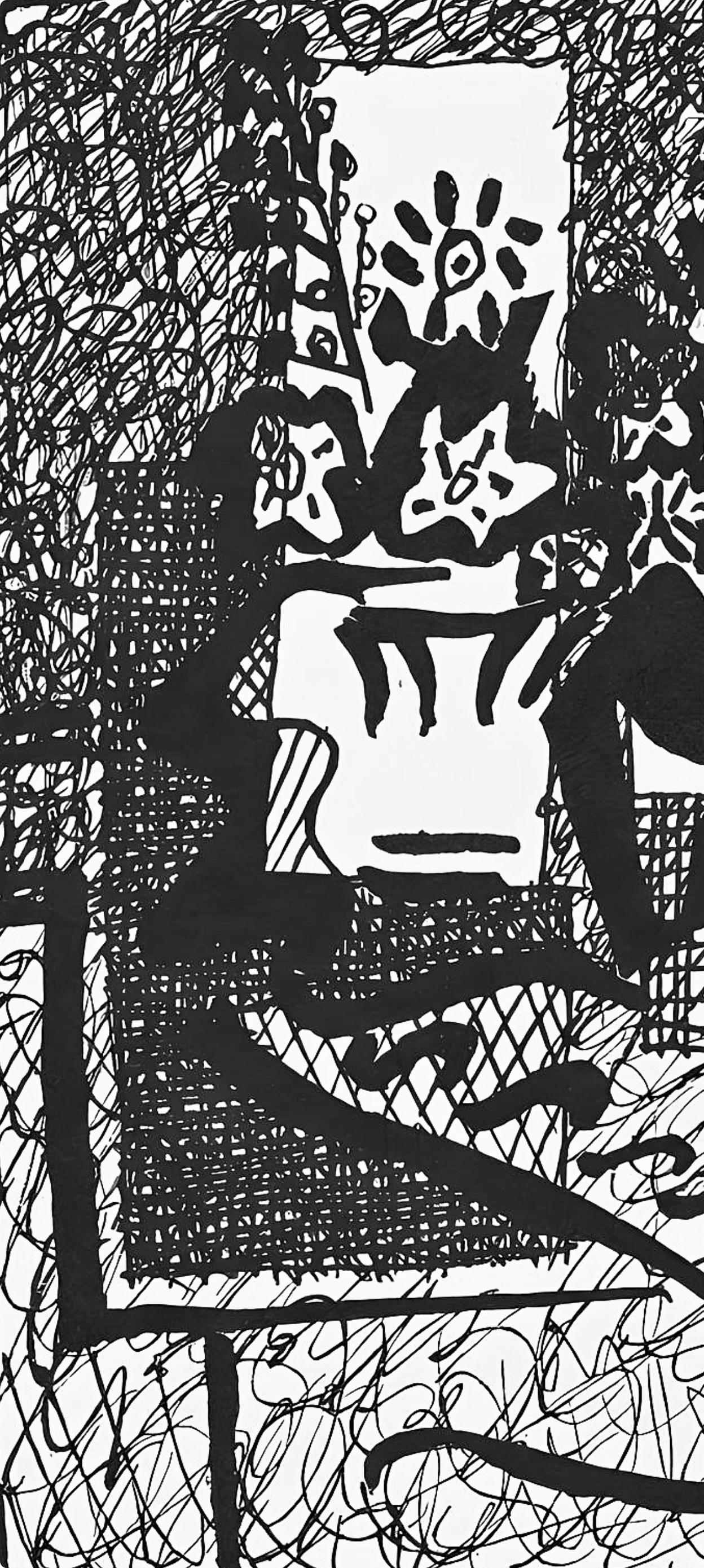 Picasso, Composition (J/Vollard 193; Monod 10485), Hélène chez Archimède (after) - Cubist Print by Pablo Picasso