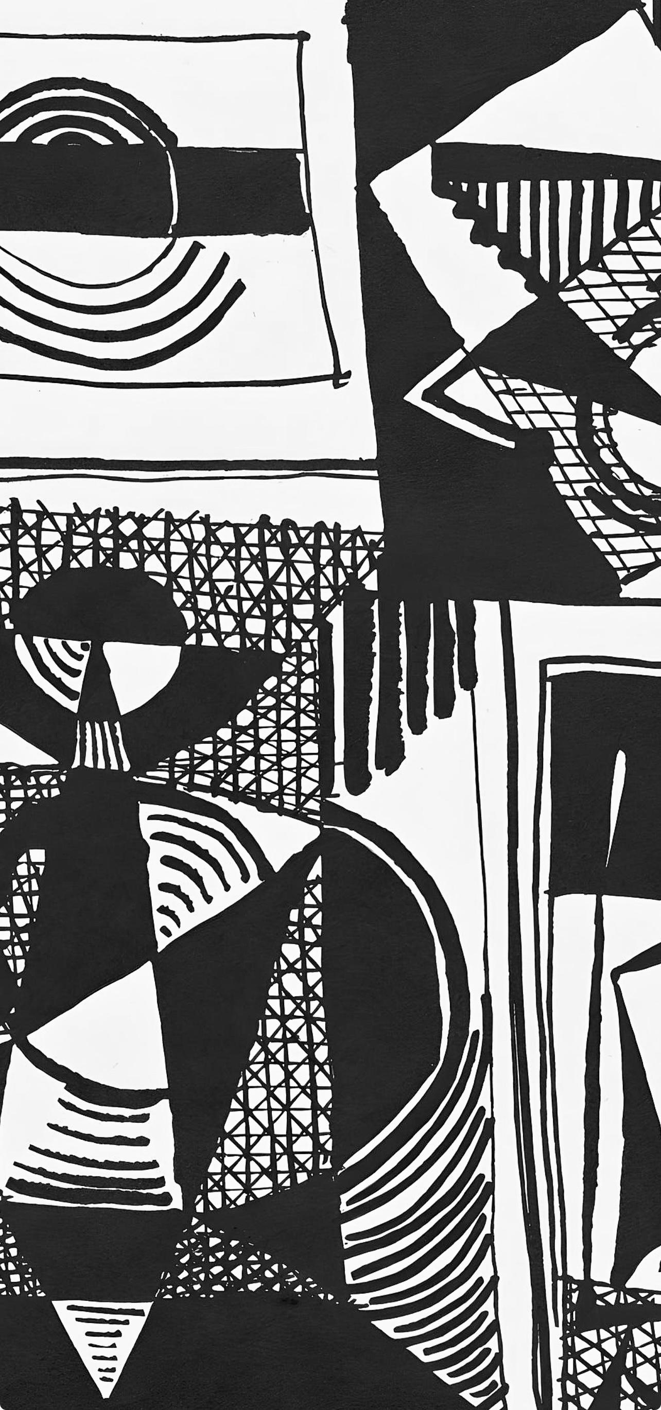 Picasso, Composition (J/Vollard 193 ; Monod 10485), Hélène chez Archimède (d'après) - Cubisme Print par Pablo Picasso