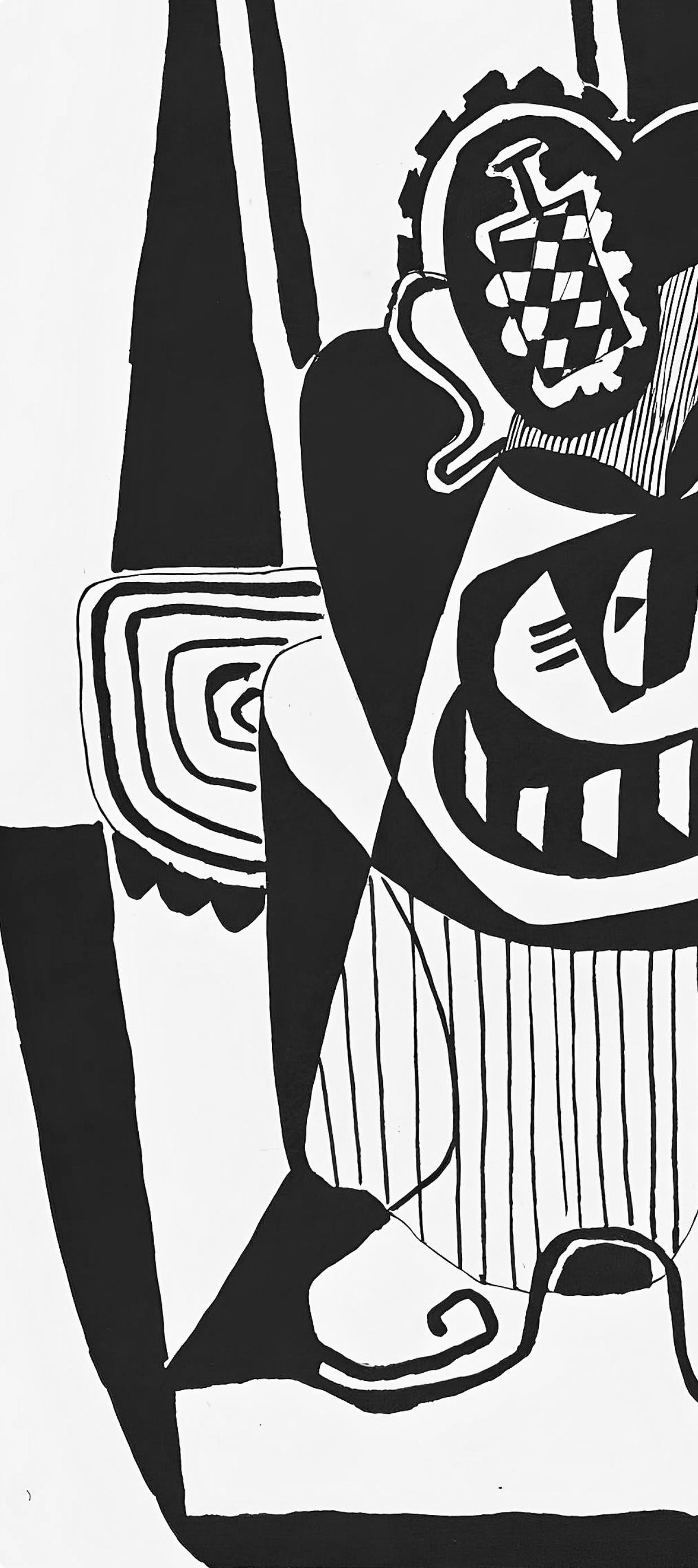 Picasso, Composition (J/Vollard 193; Monod 10485), Hélène chez Archimède (after) - Cubist Print by Pablo Picasso