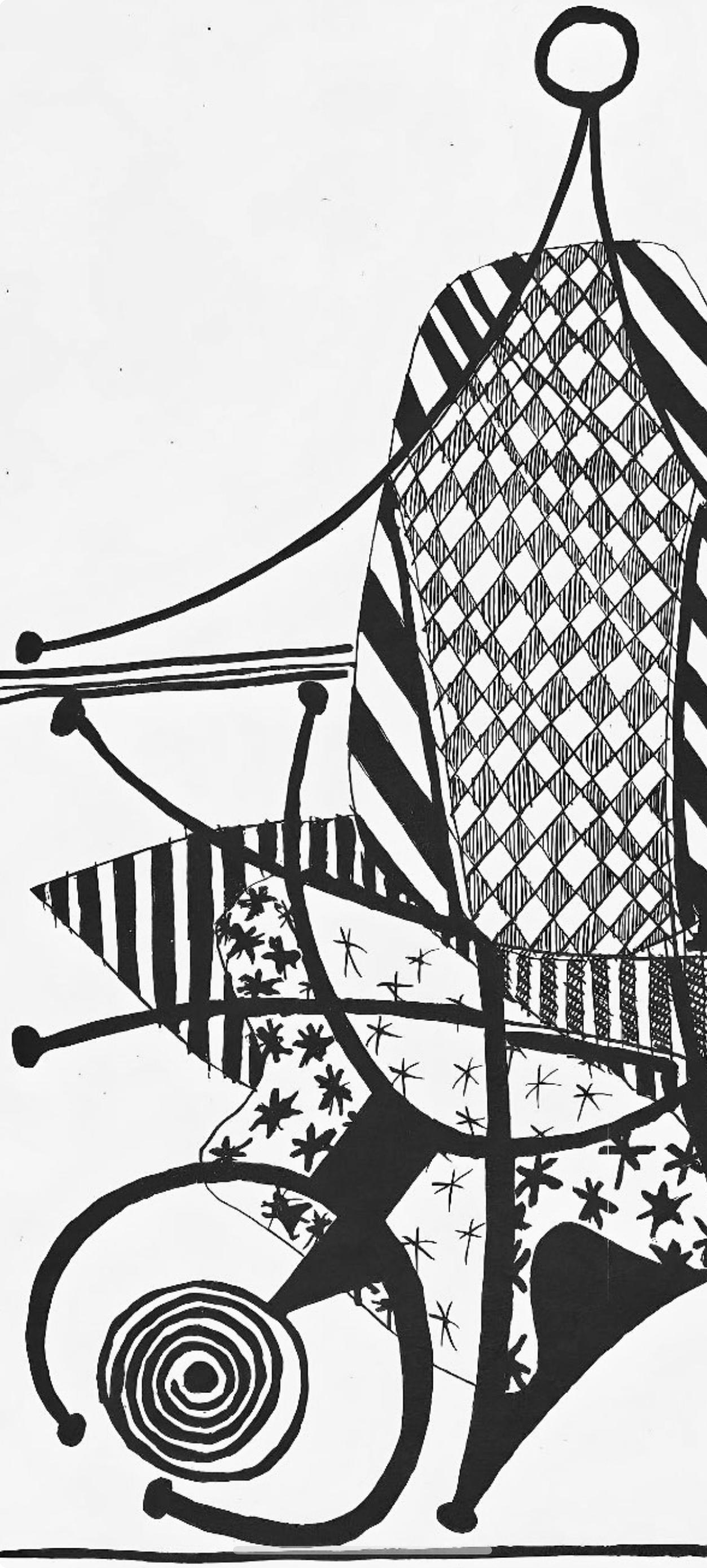 Picasso, Composición (J/Vollard 193; Monod 10485), Hélène chez Archimède (después de) - Print Cubista de Pablo Picasso