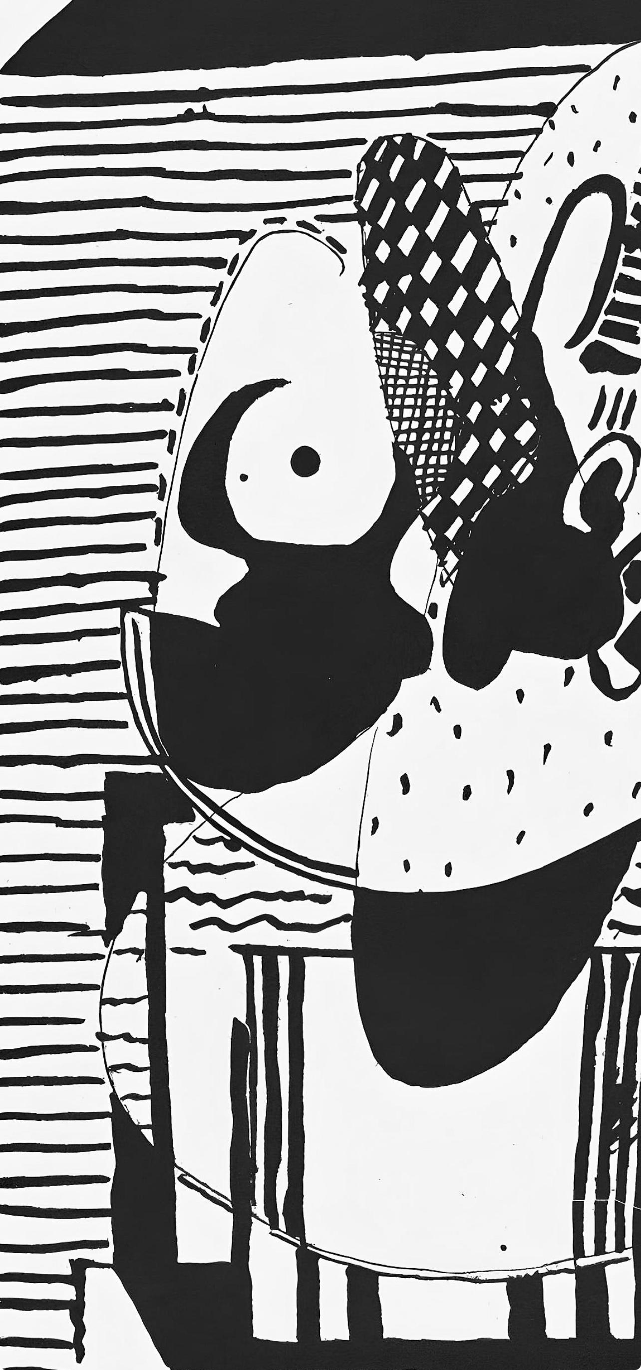Picasso, Composition (J/Vollard 193; Monod 10485), Hélène chez Archimède (after) - Cubist Print by Pablo Picasso