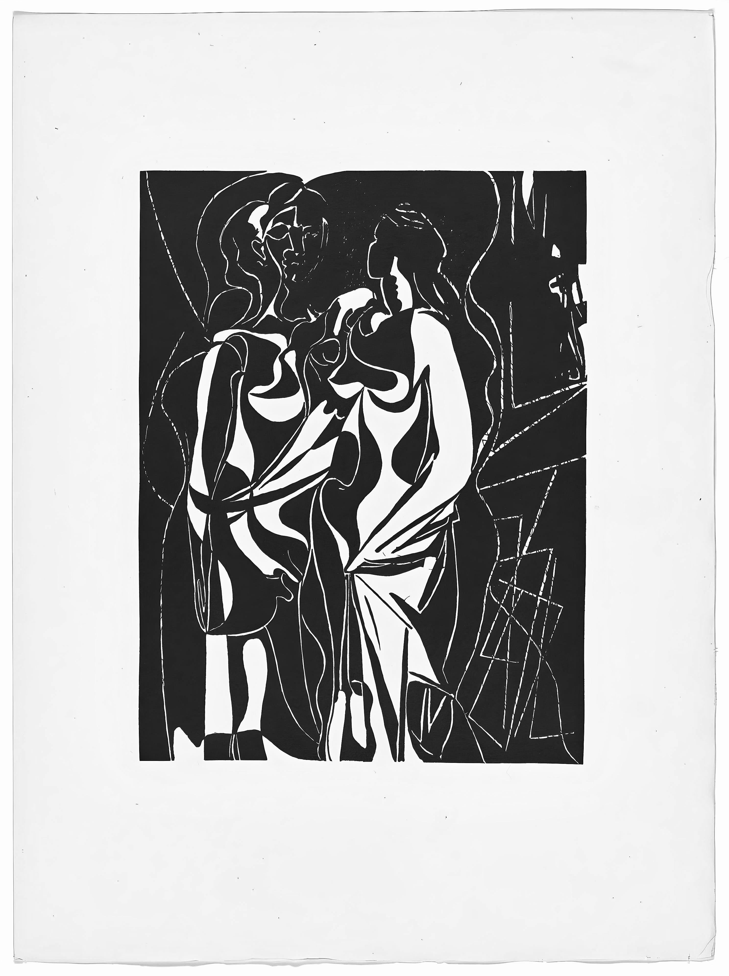 Woodcut on vélin de Montval-Maillol paper. Paper Size: 17.3 x 12.6 inches; image size: 10.6 x 7.9 inches. Inscription: Unsigned and unnumbered, as issued. Catalogue raisonné references: Johnson, Una E. Ambroise Vollard, Éditeur: Prints, Books,