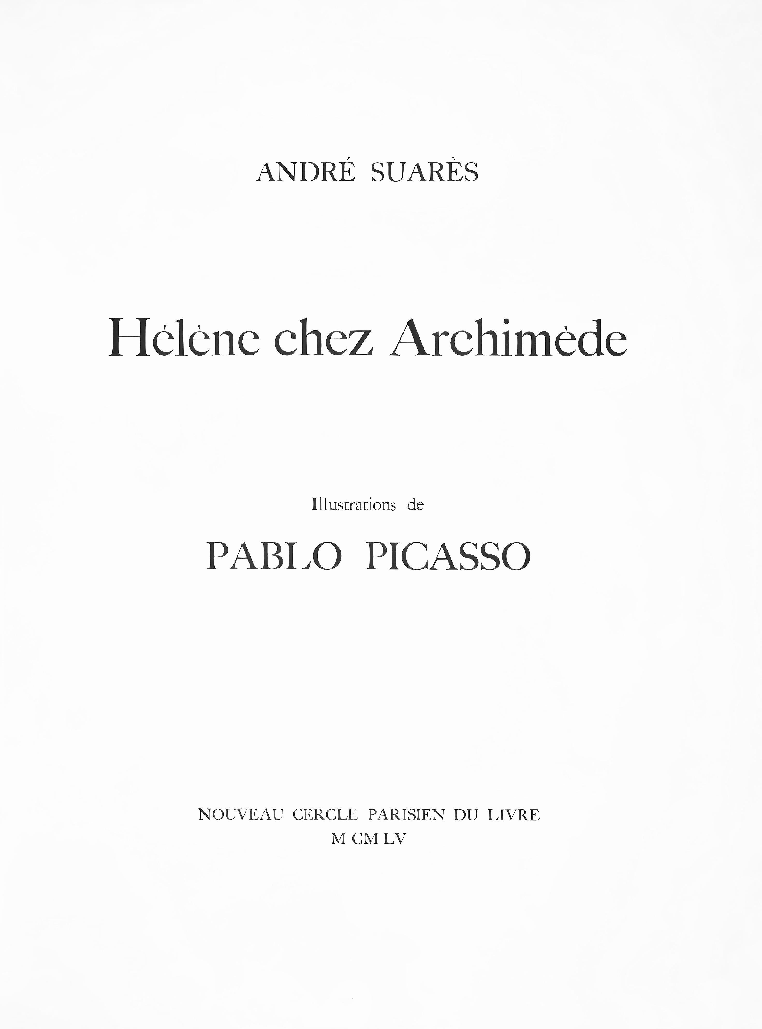 Picasso, Composición (J/Vollard 193; Monod 10485), Hélène chez Archimède (después de) en venta 1