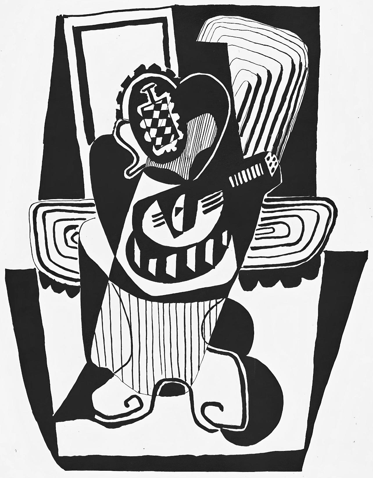 Picasso, Composición (J/Vollard 193; Monod 10485), Hélène chez Archimède (después de)