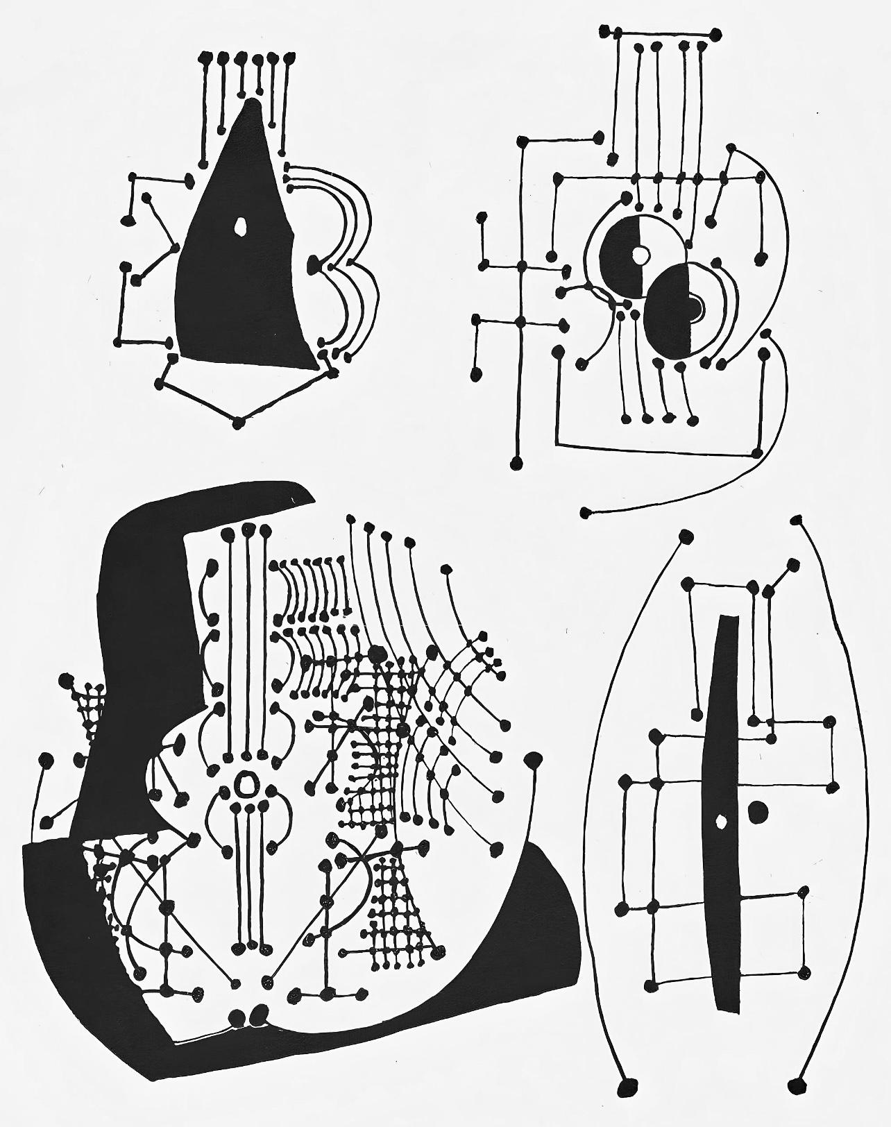 Picasso, Composición (J/Vollard 193; Monod 10485), Hélène chez Archimède (después de)